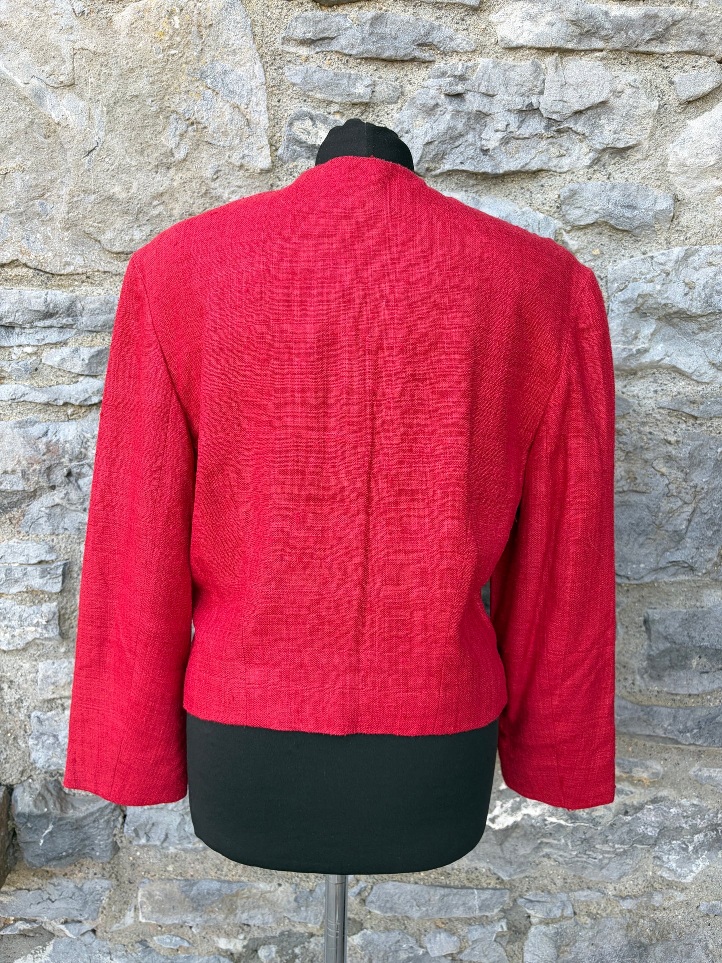 90s red jacket uk 10-12
