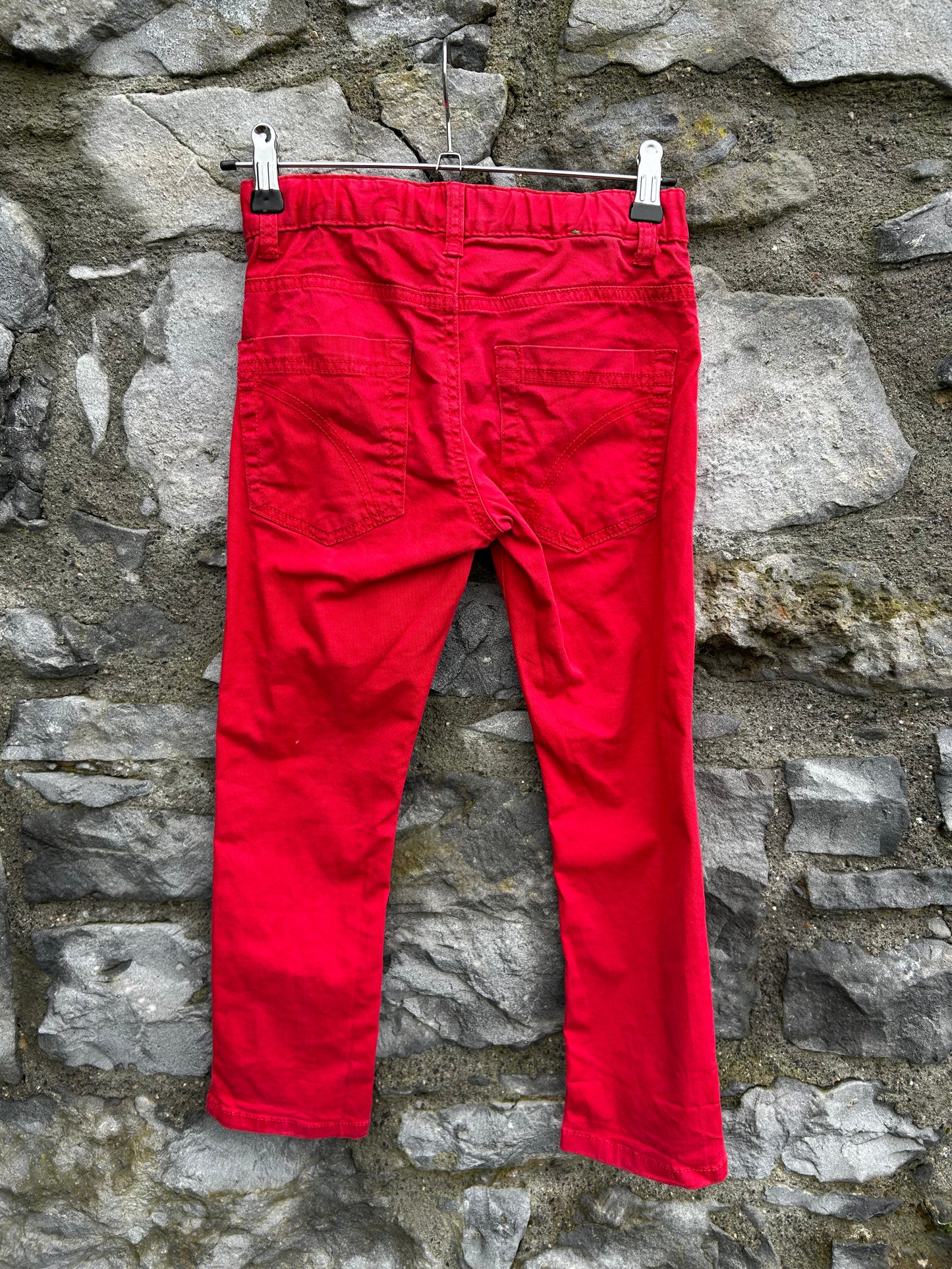 Red skinny jeans 6-7y (116-122cm)