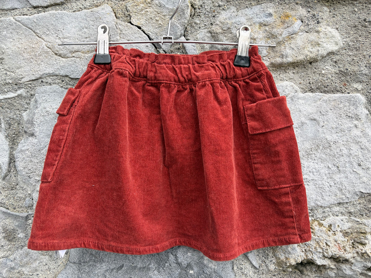 Rusty cord skirt 18-24m (86-92cm)