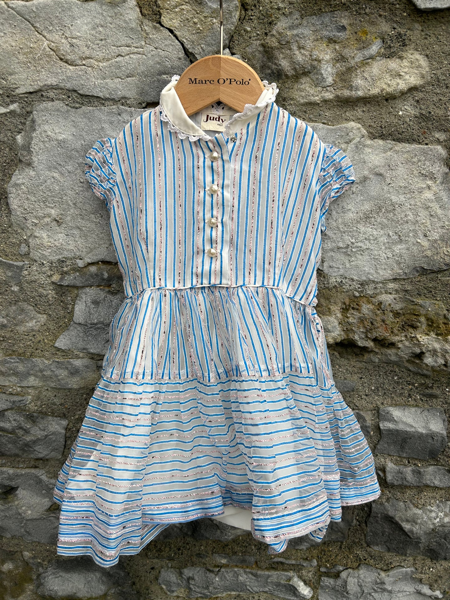 70s stripy dress 2-3y (92-98cm)