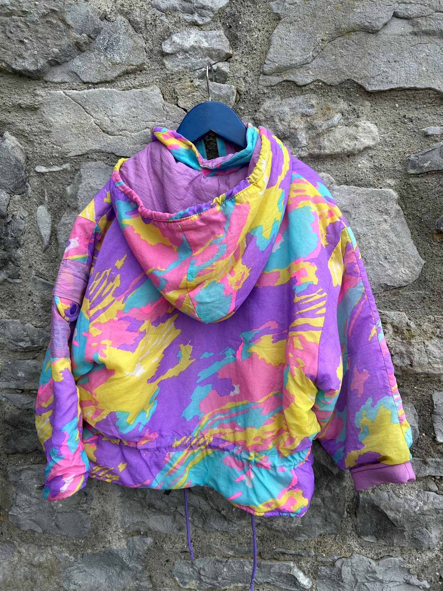 80s colourful marble jacket 3-4y (98-104cm)