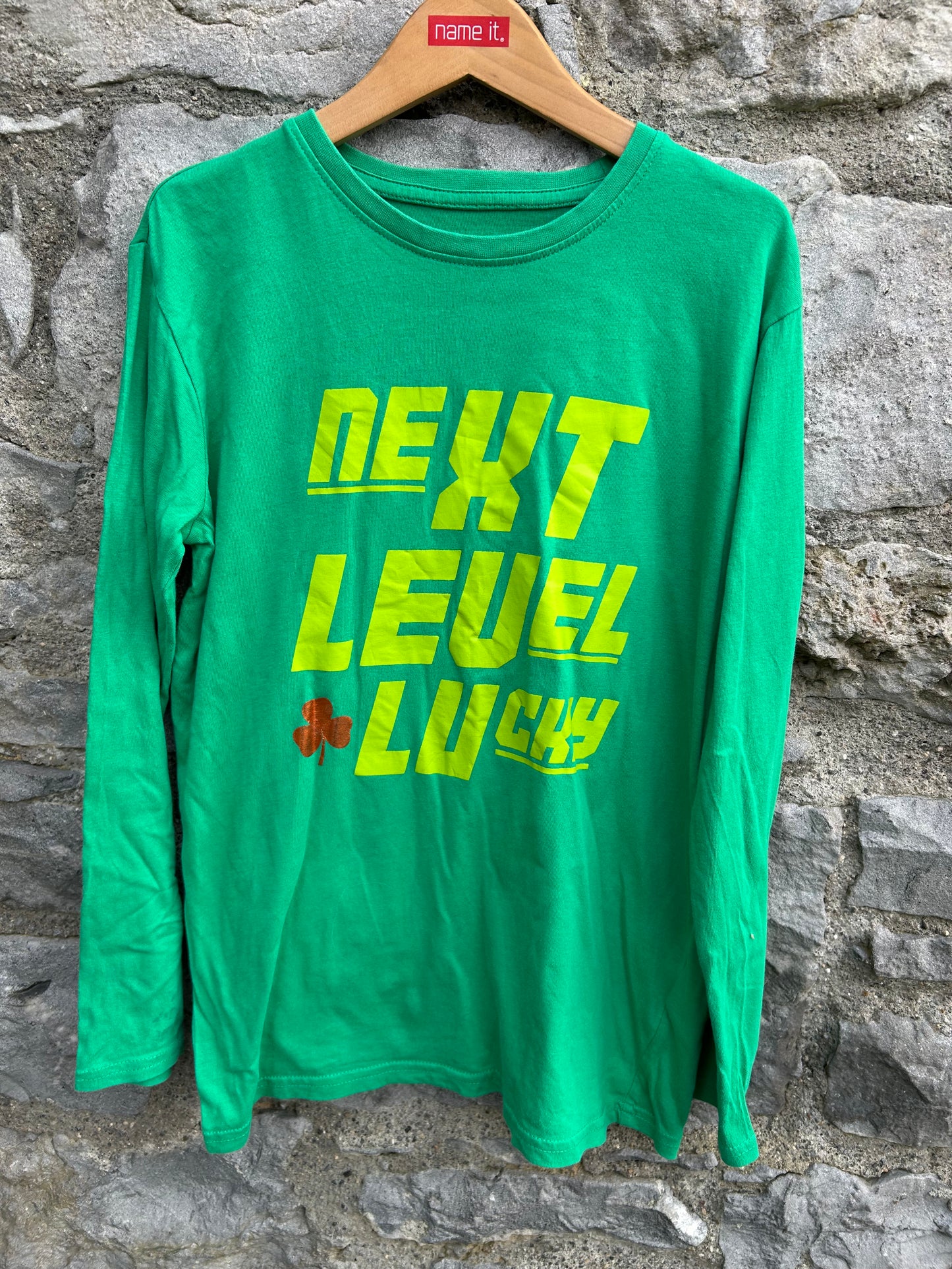 Lucky green top 10-11y (140-146cm)