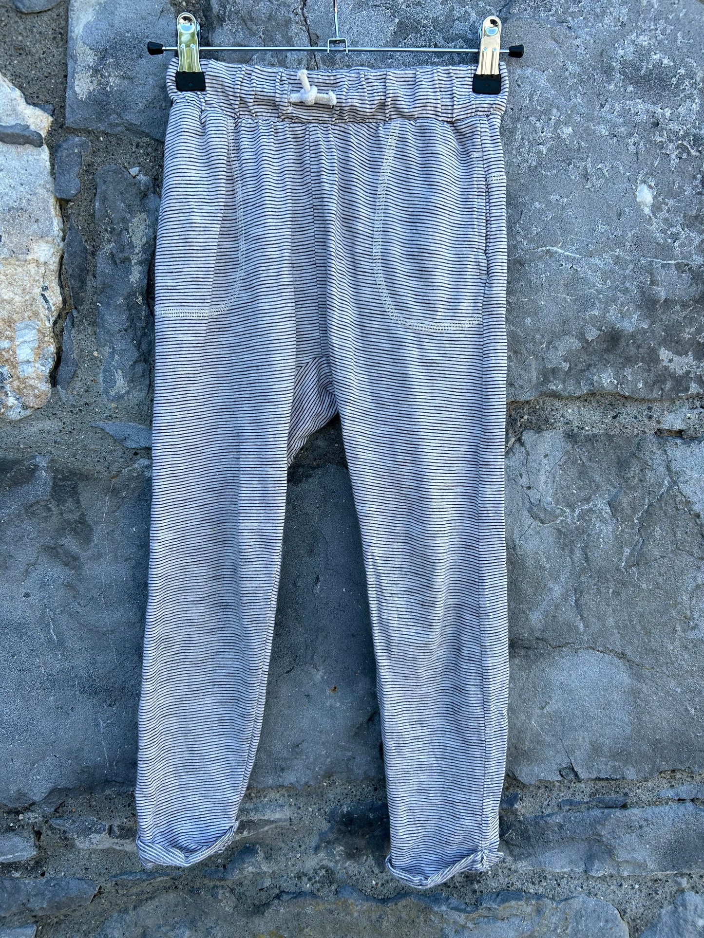 Grey stripy pants 5-6y (110-116cm)