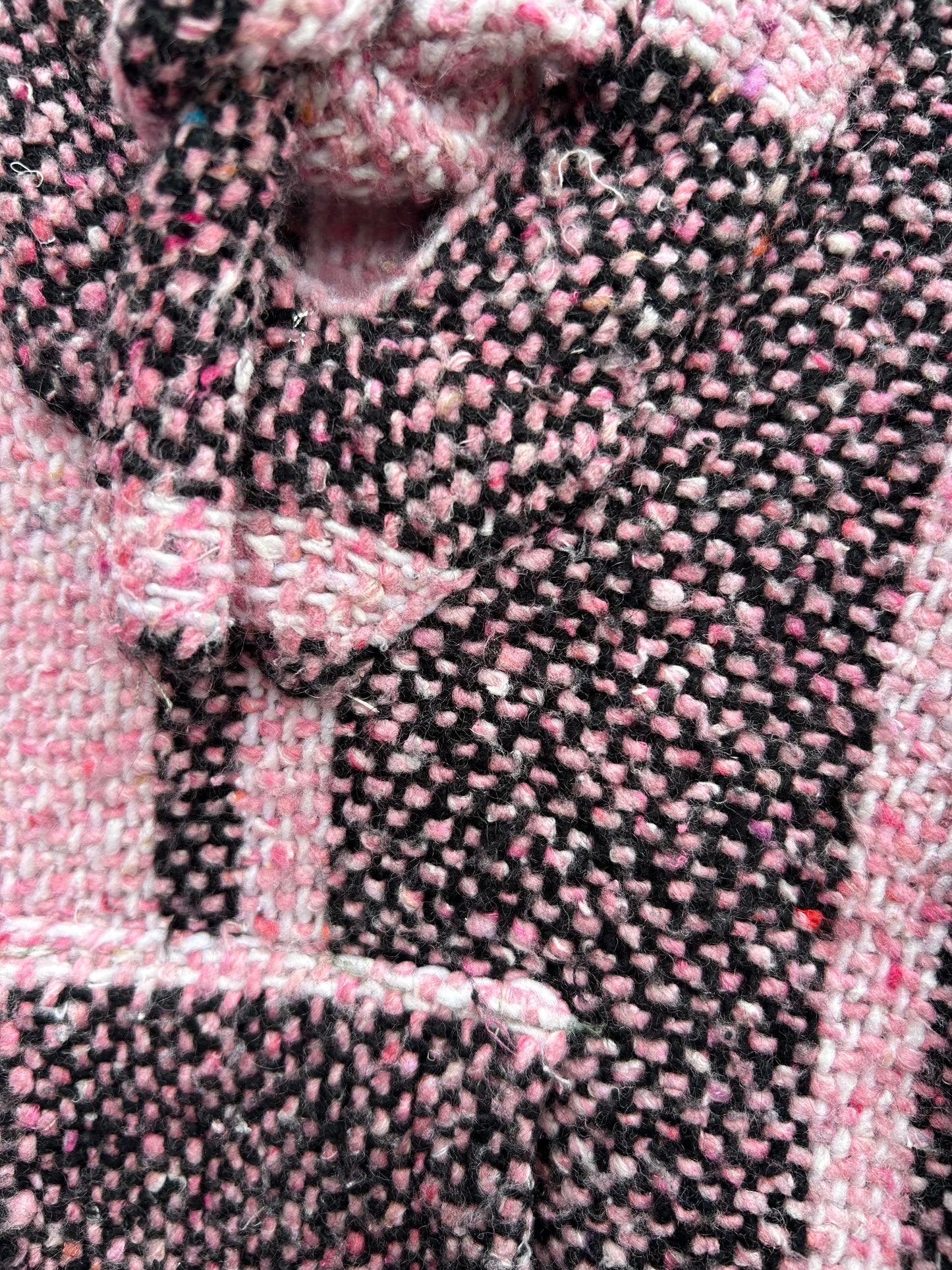 90s pink stripy hoodie 12-18m (80-86cm)