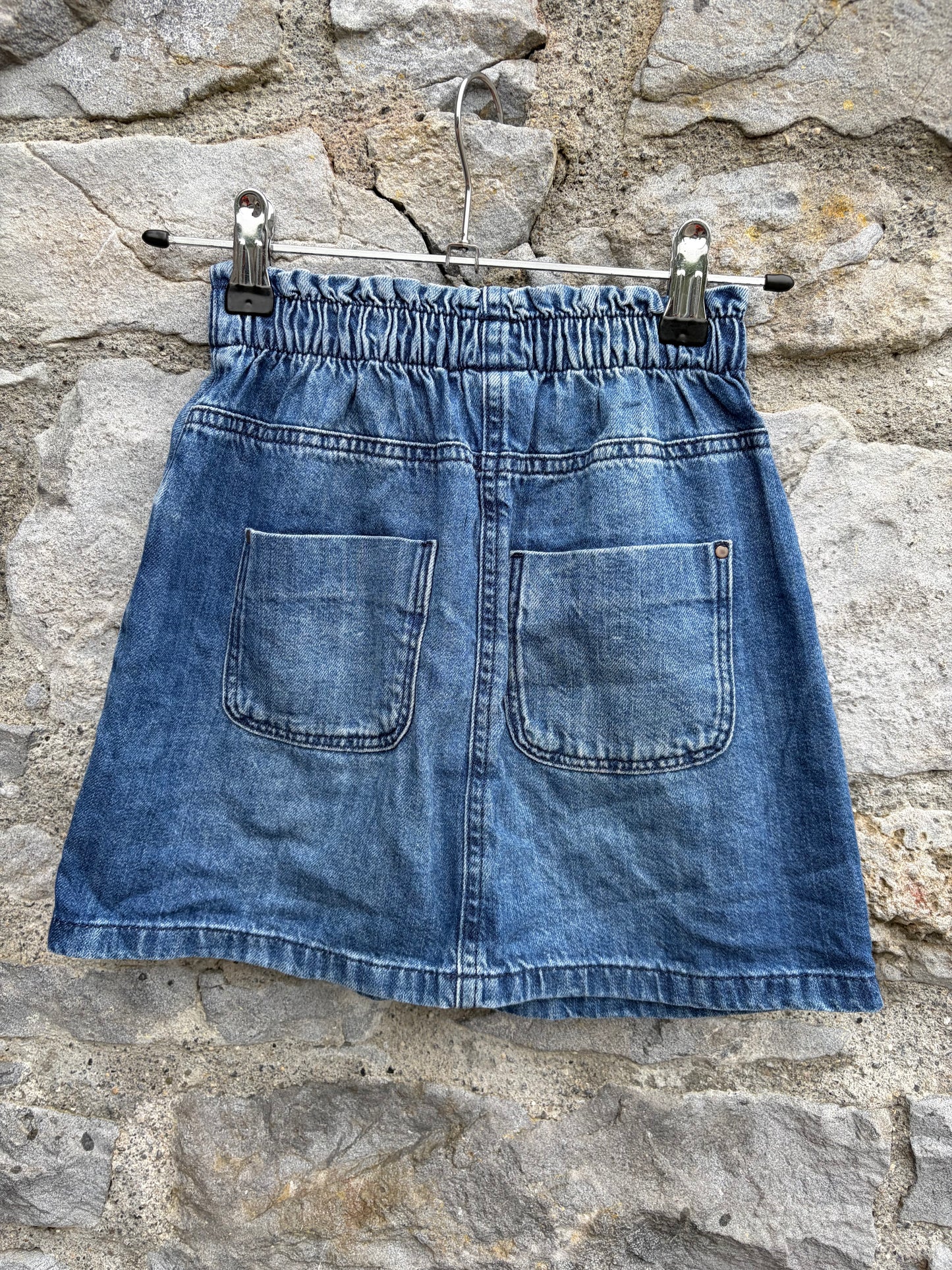 Rainbow denim skirt 6-7y (116-122cm)