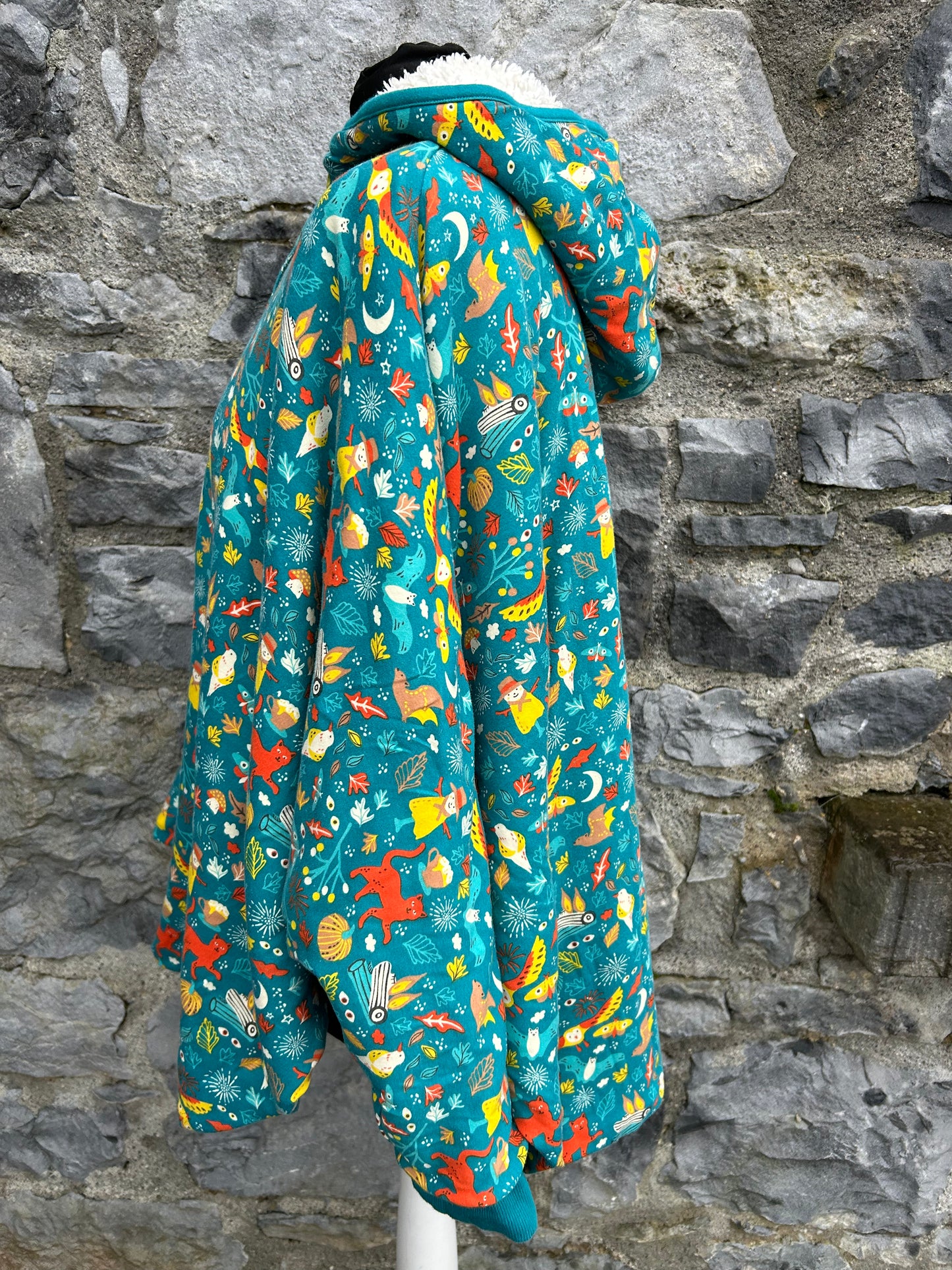 Autumn woodland poncho uk 12-18