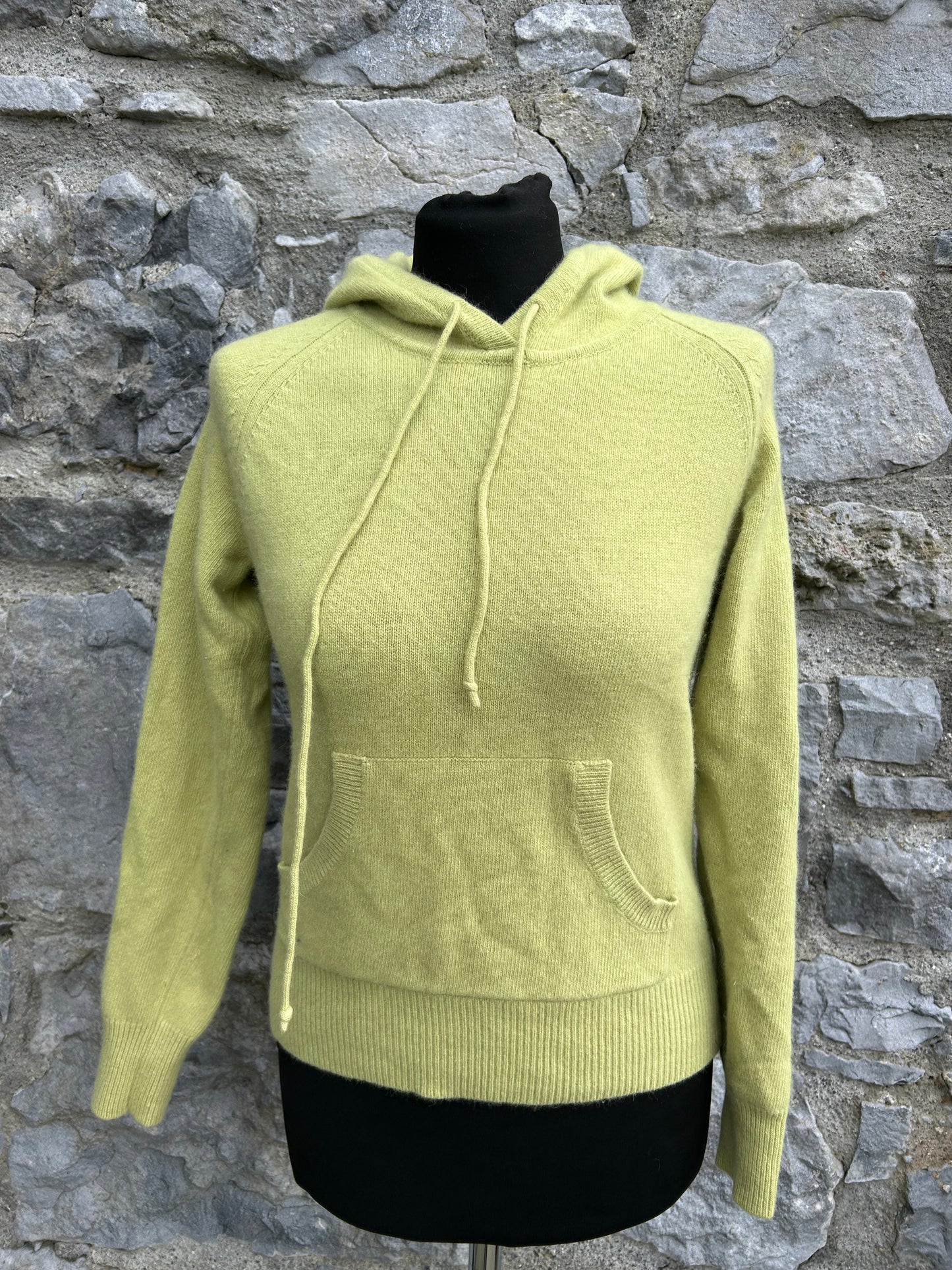 Lime woolly hooded jumper uk 6-8