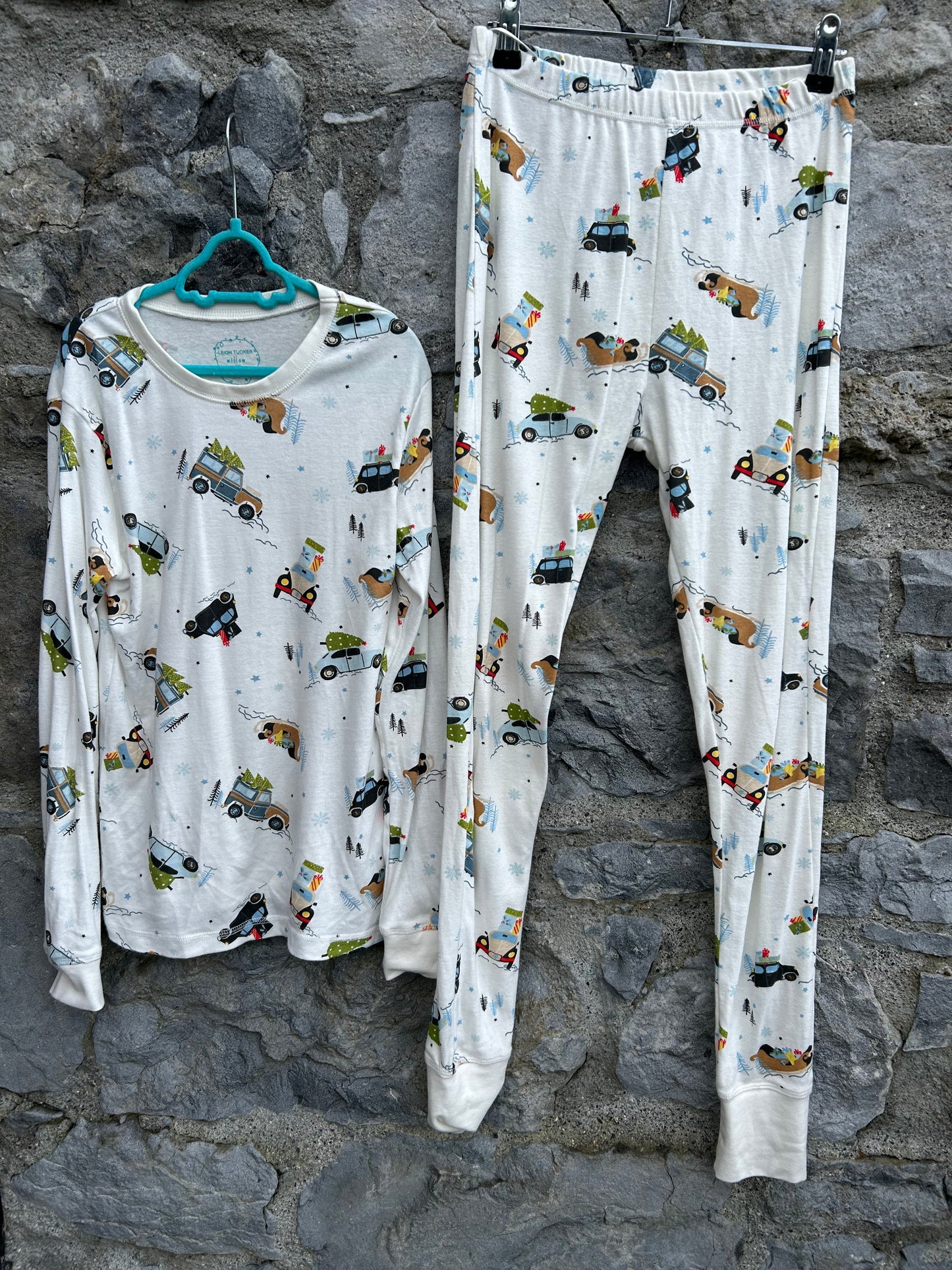 Christmas Vehicles pjs 11-12y (146-152cm)