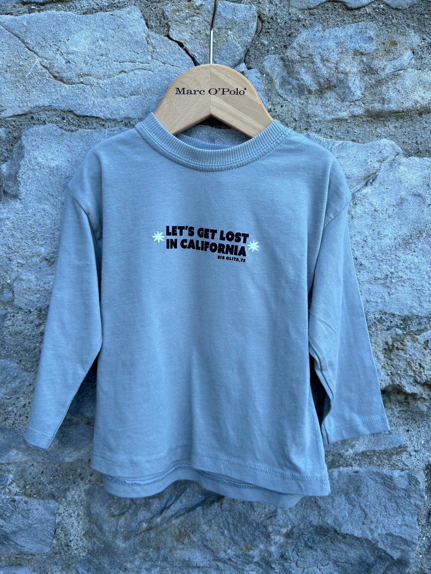 California grey top 12-18m (80-86cm)