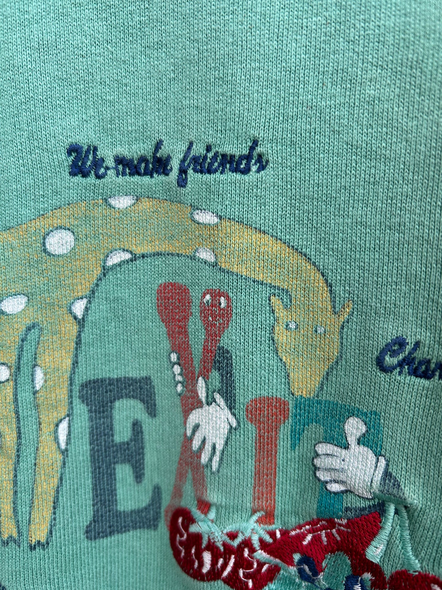 90s green exit sweatshirt 6y (116cm)