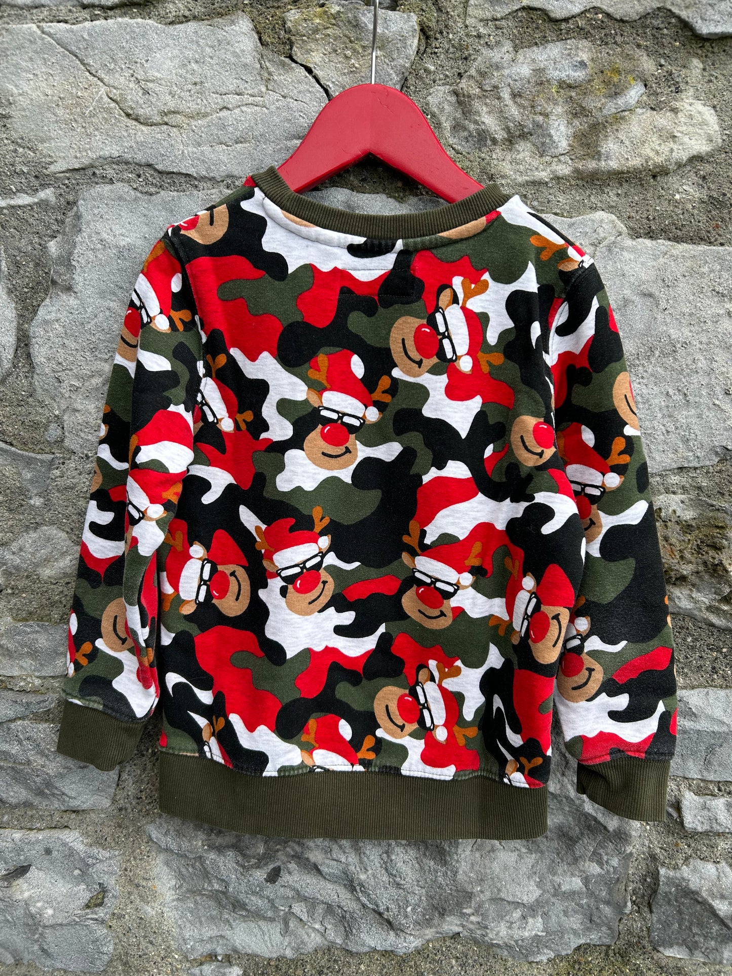Rudolph camouflage sweatshirt 3y (98cm)