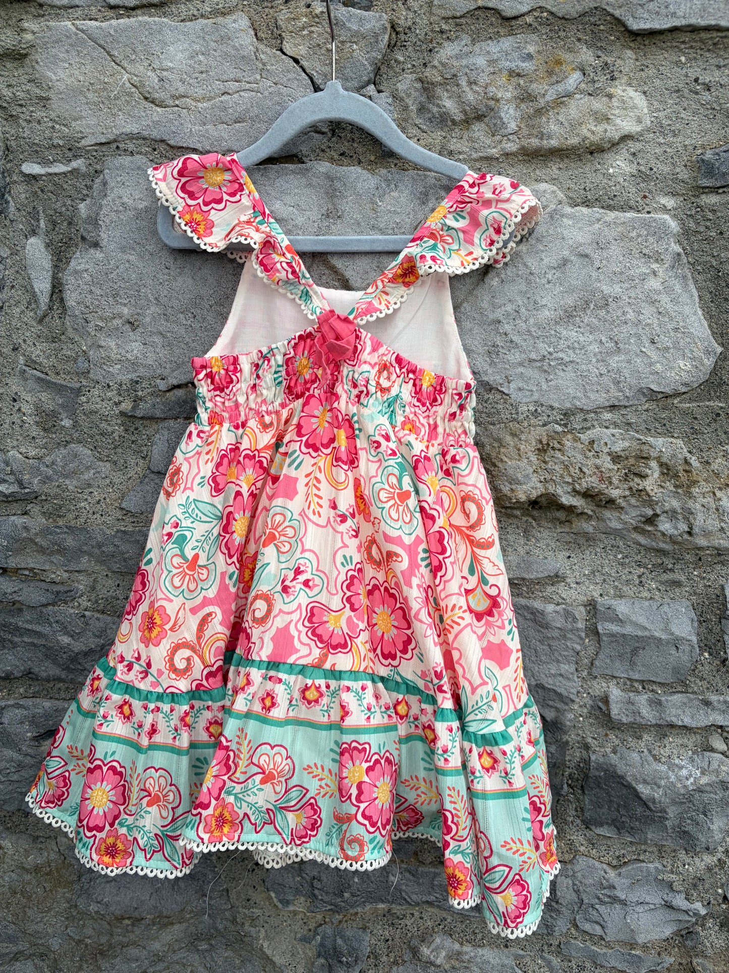 Floral strappy dress 2-3y (92-98cm)
