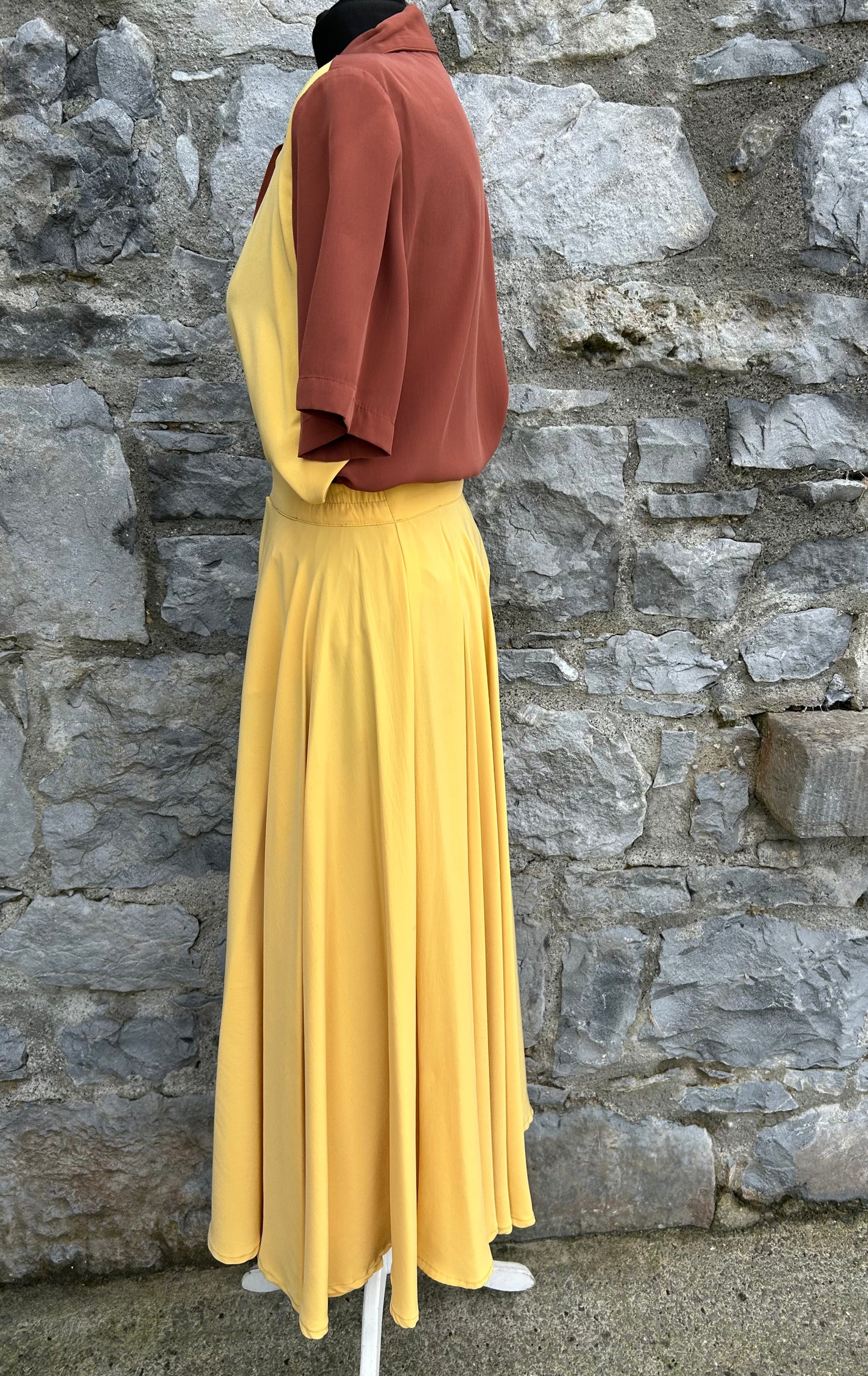 80s yellow&brown set uk 6-8