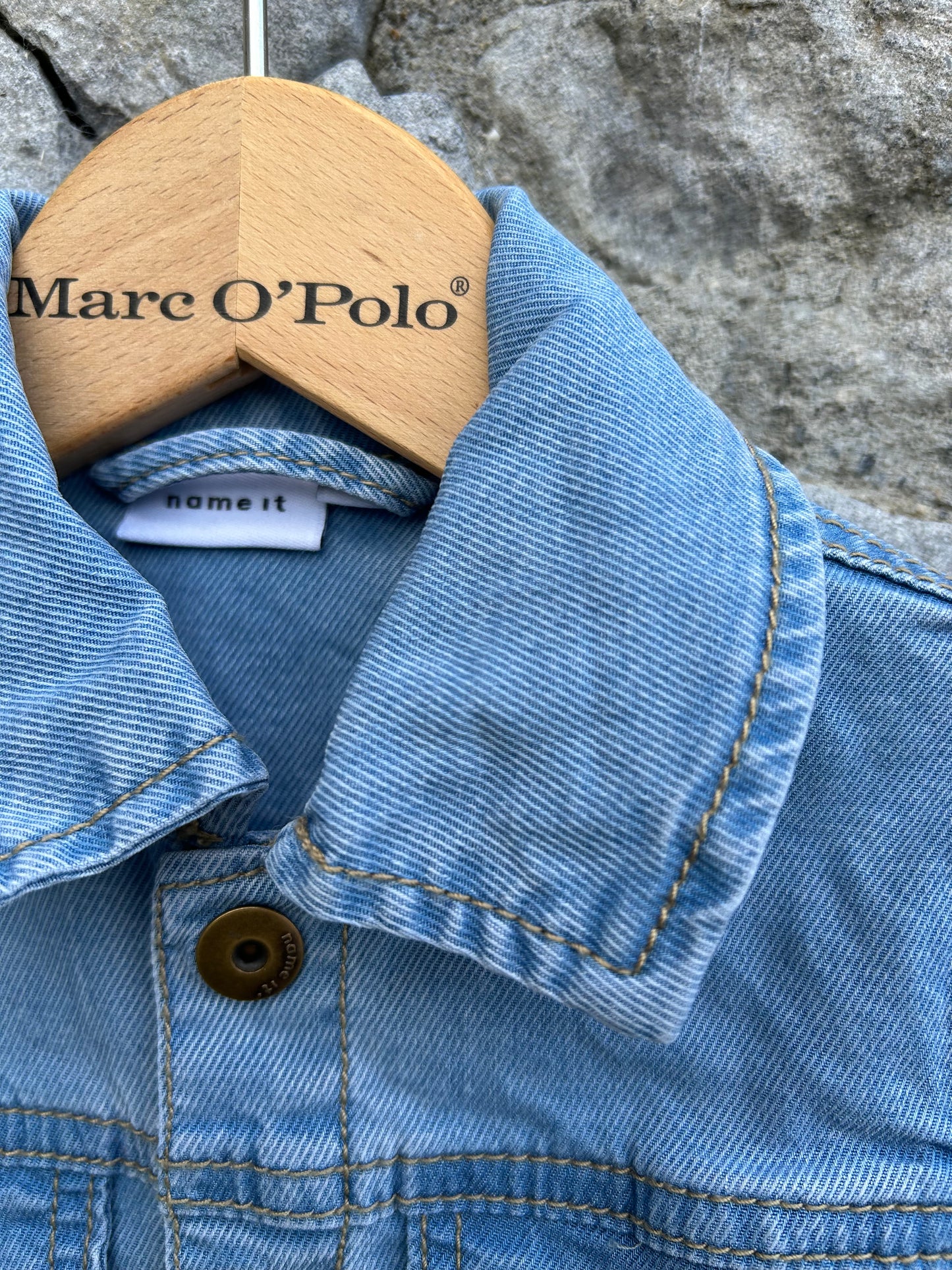 Blue denim jacket 6-9m (68-74cm)