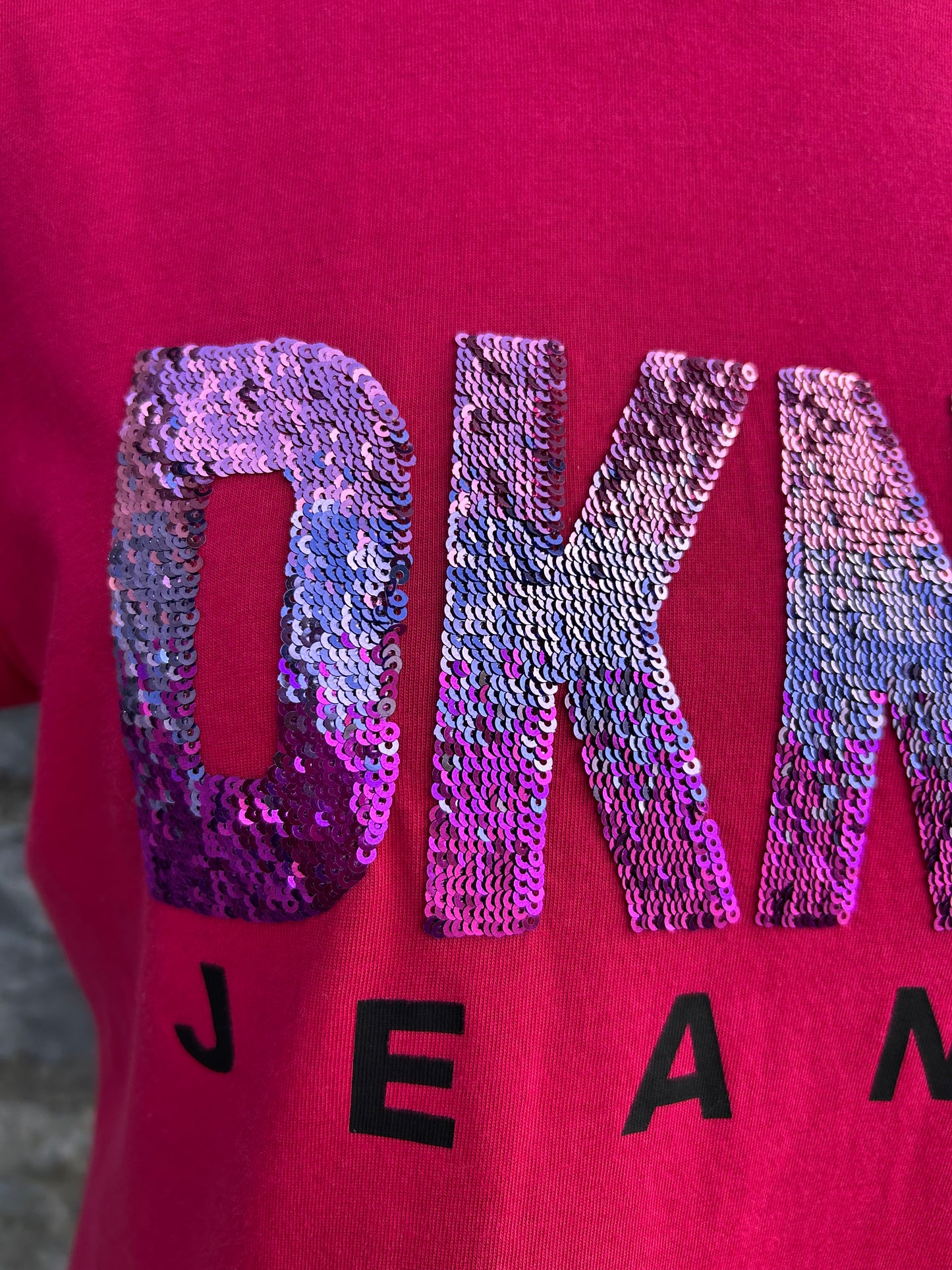 DKNY pink T-shirt uk 10-12