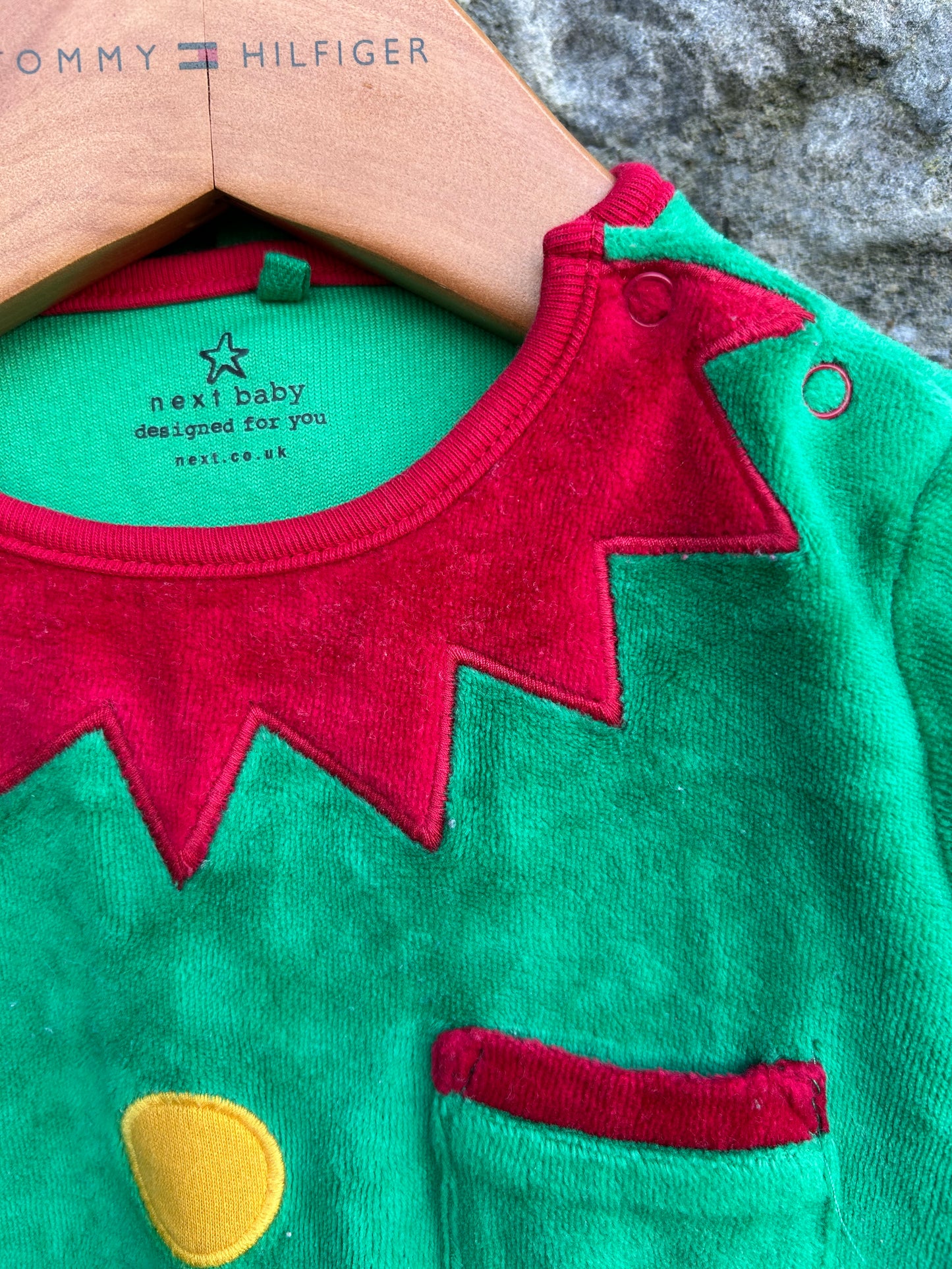 Elf velour onesie 6-9m (68-74cm)