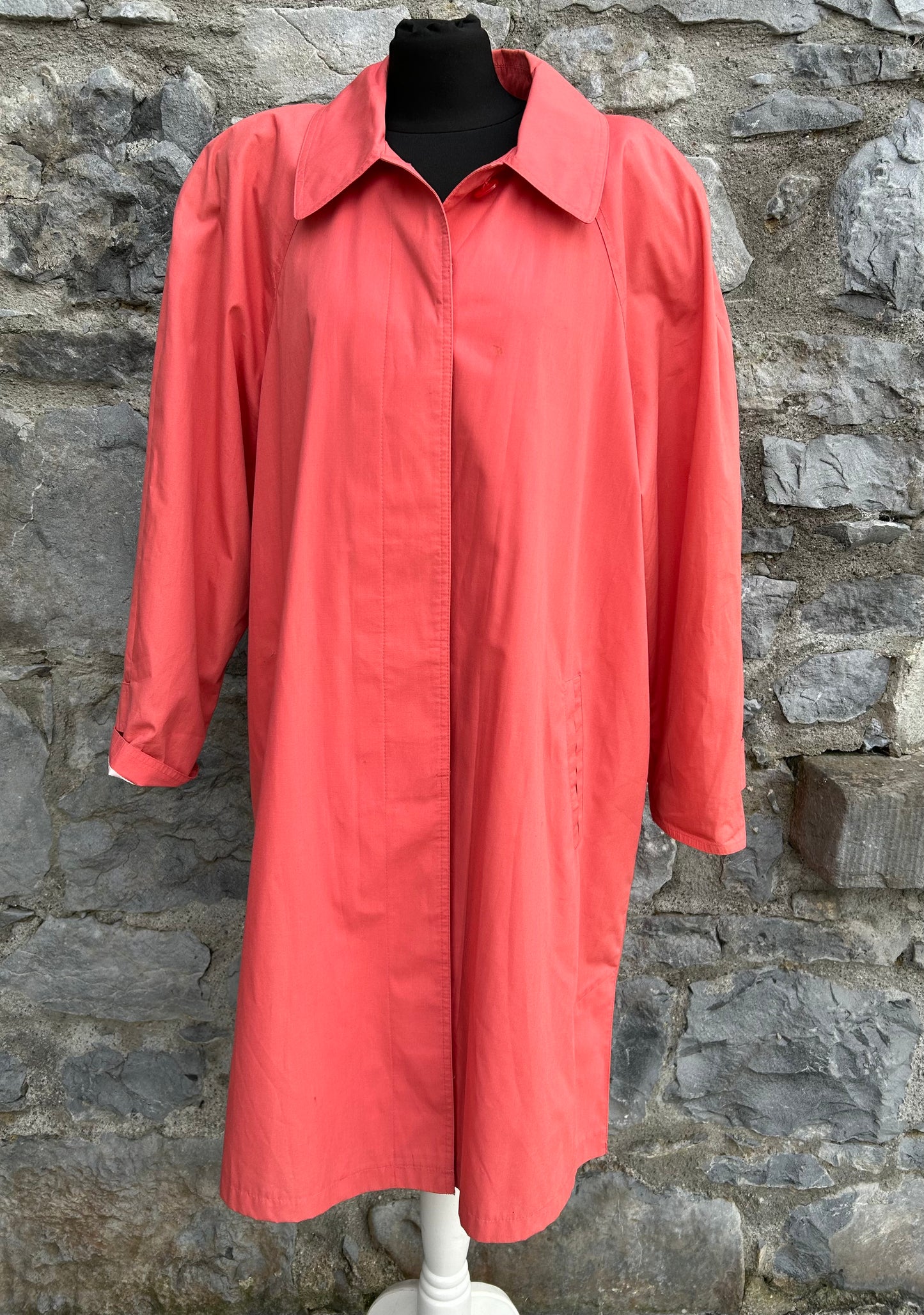 80s coral coat uk 14-16