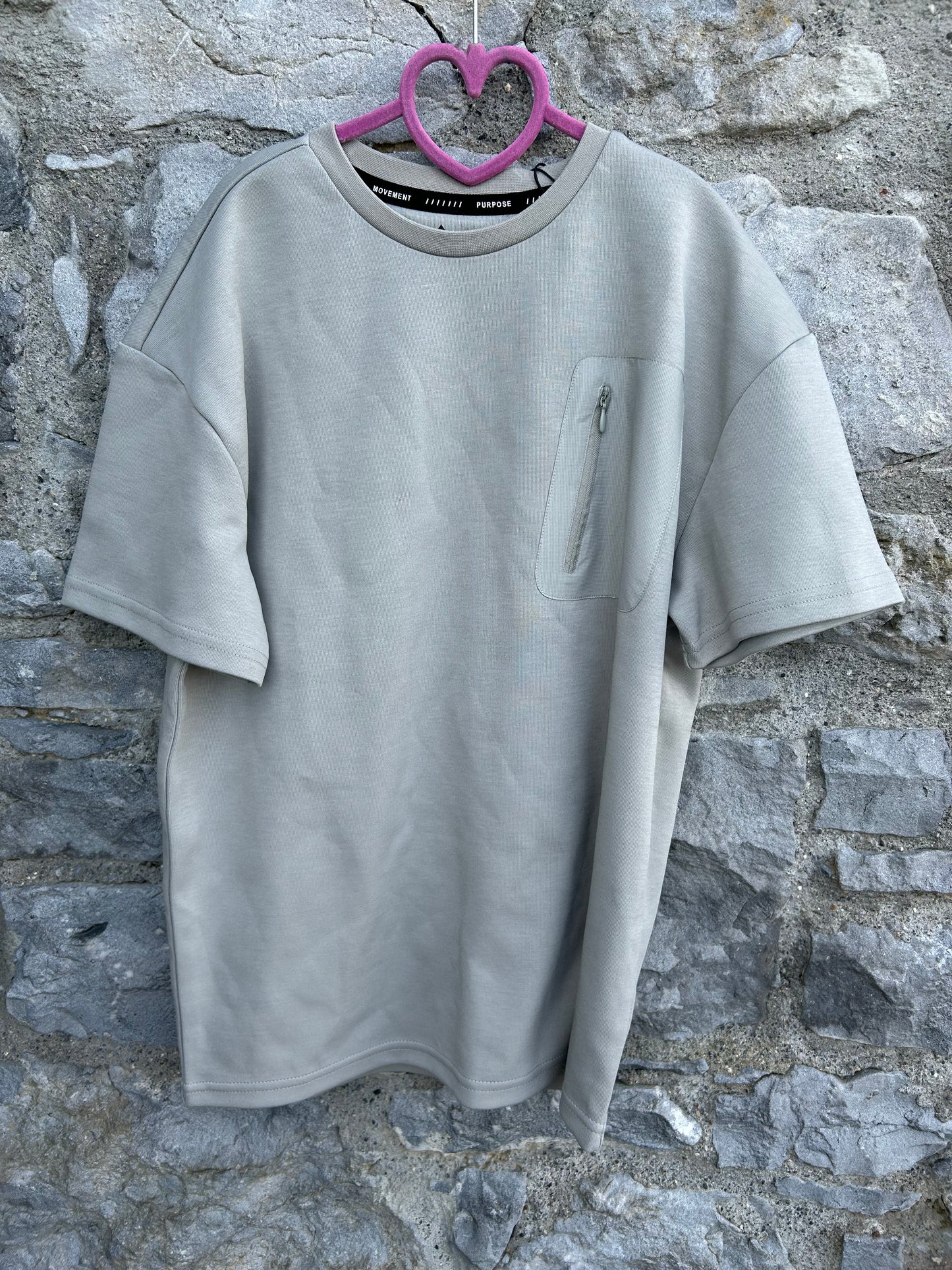 Grey T-shirt 11-12y (146-152cm)