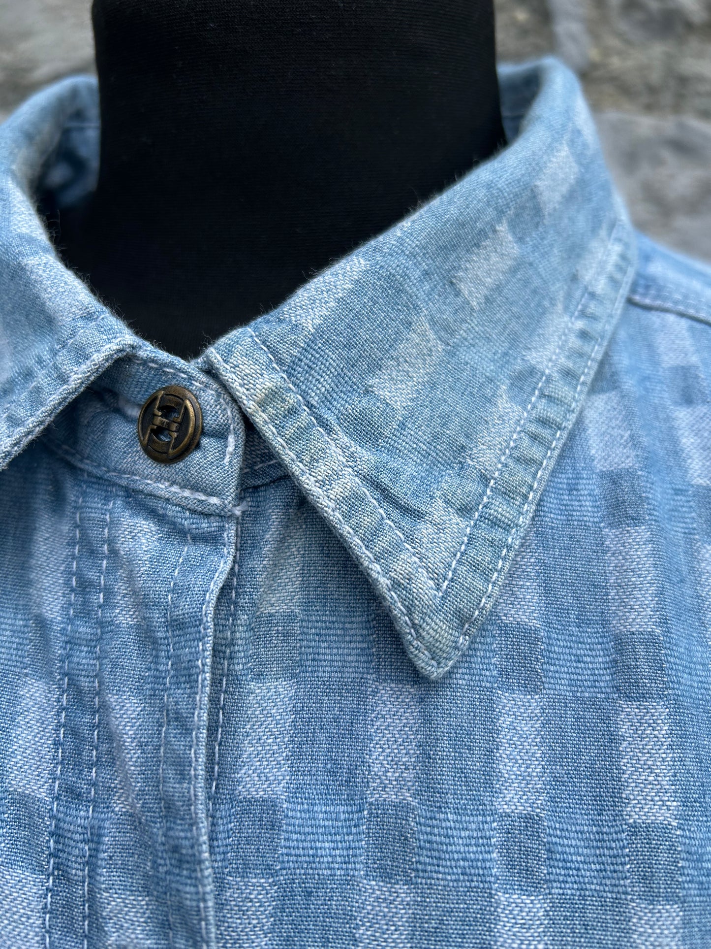 90s denim shirt XL