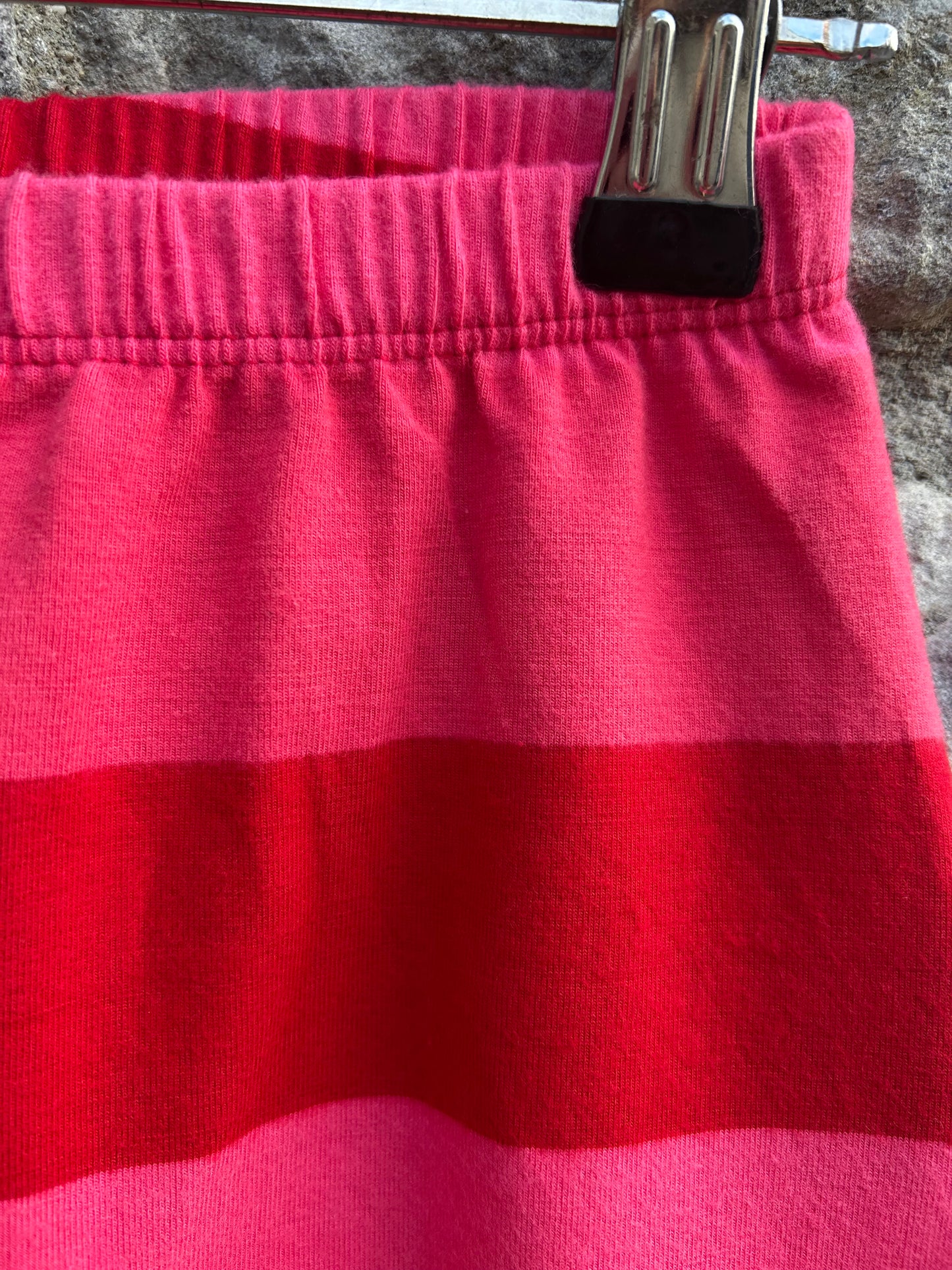 Pink stripy baggy pants 5y (110cm)