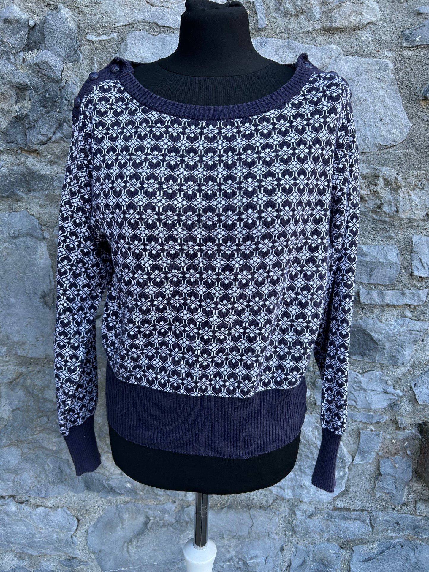 Geometric pattern short jumper uk 10-12