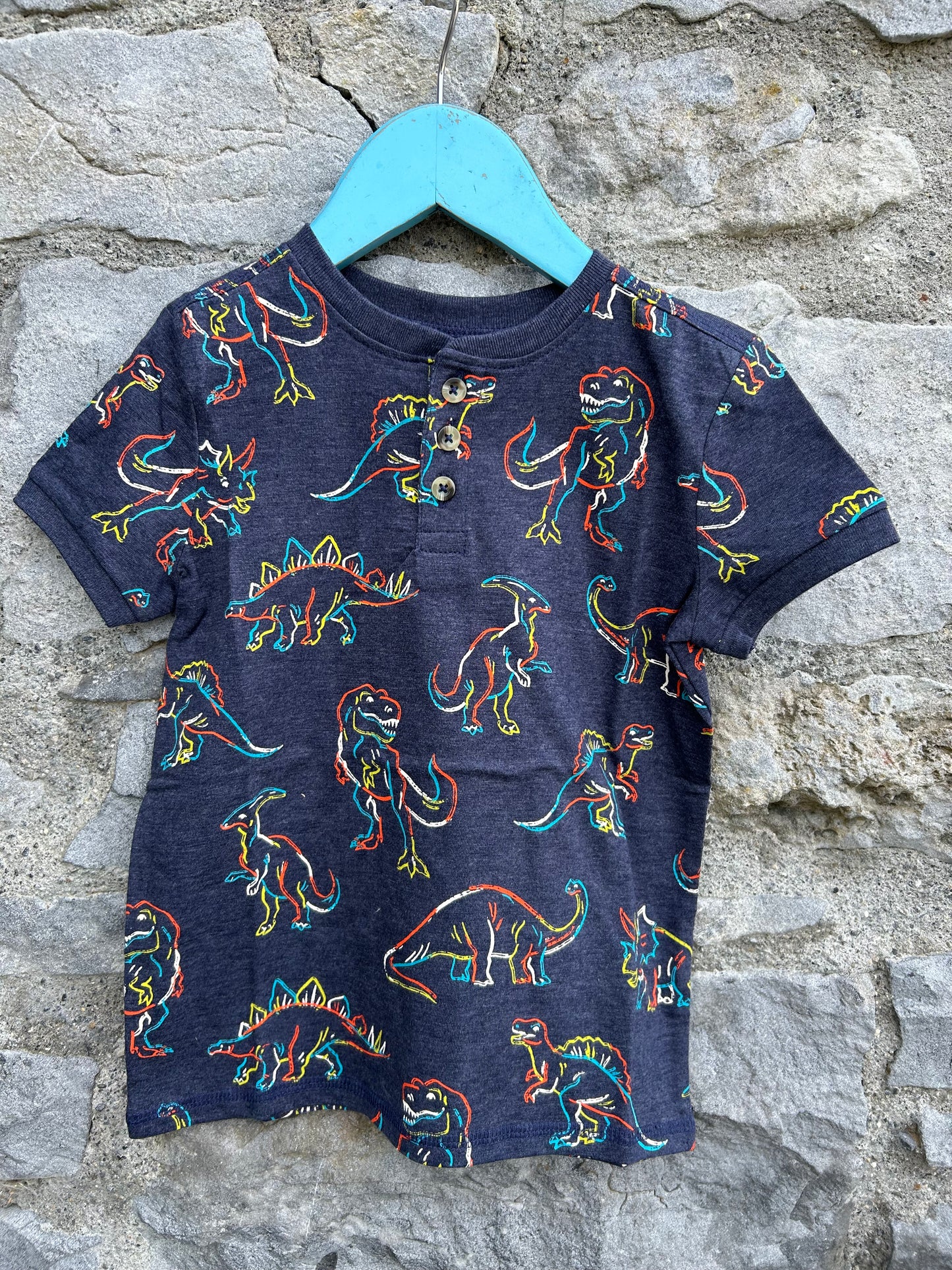 Dinosaurs navy T-shirt 3y (98cm)