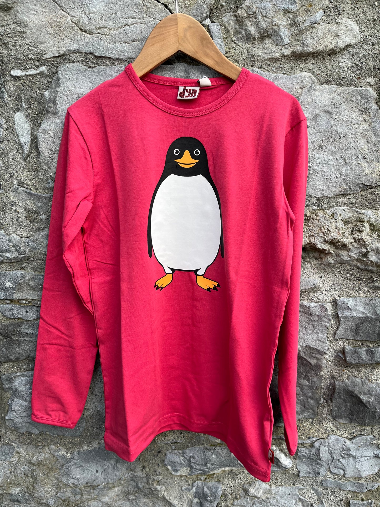 Pink penguin top 10-11y (140-146cm)