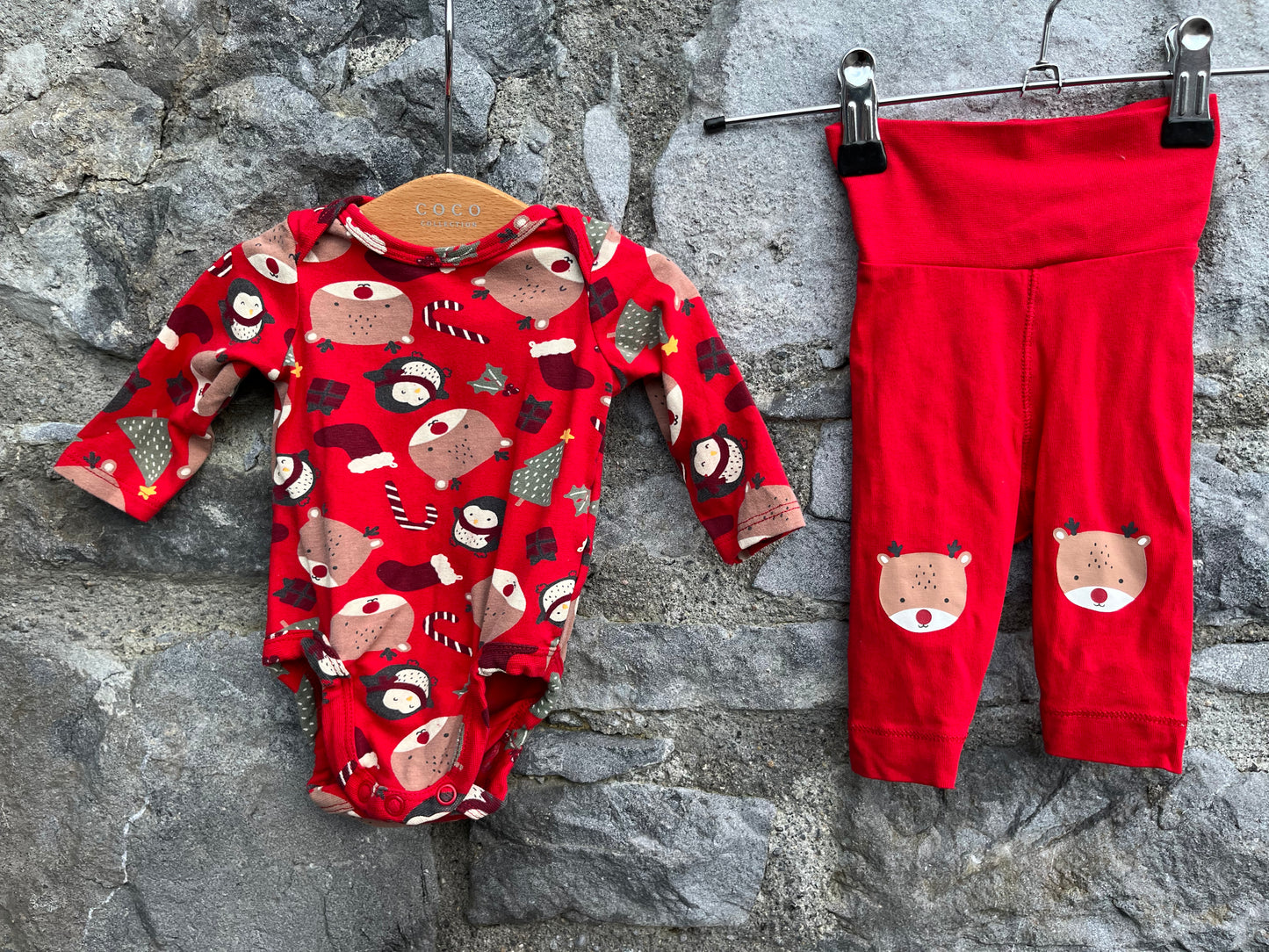 Christmas vest&pants 0-1m (50-56cm)