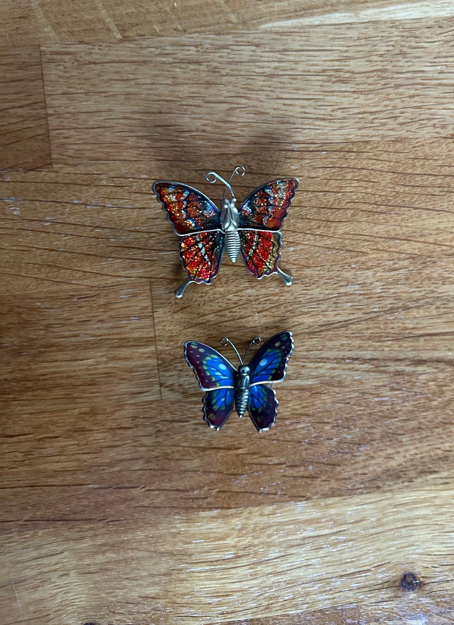 Butterfly brooch set