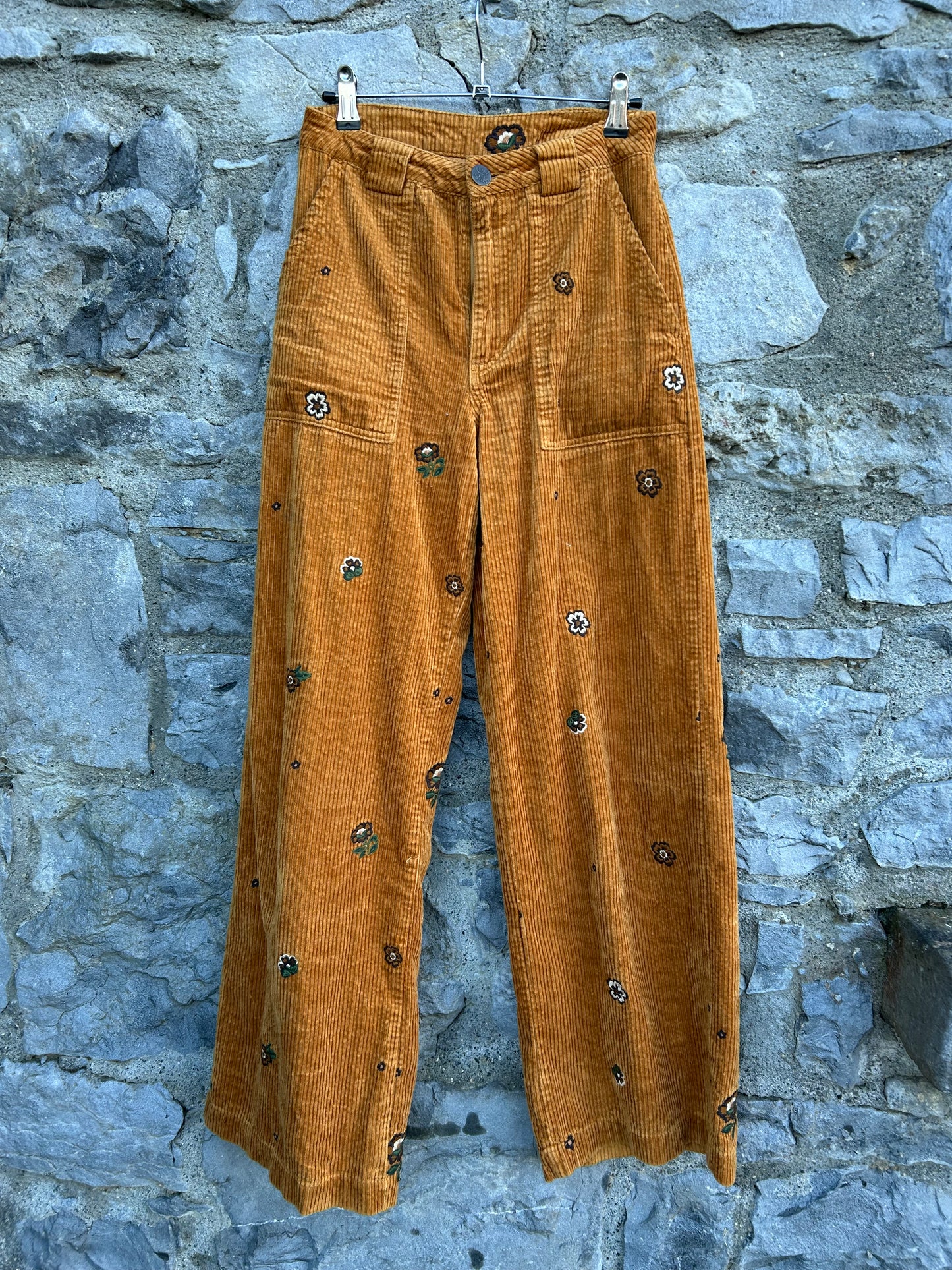 Delores wide leg cord pants uk 8