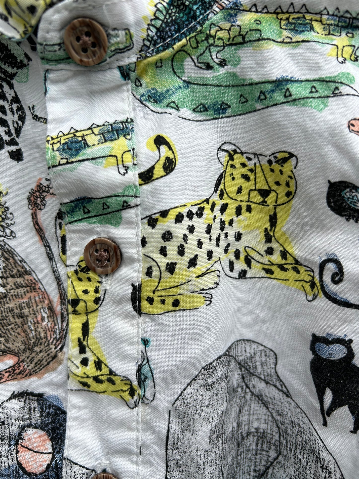 Wild animals vest 6-9m (68-74cm)