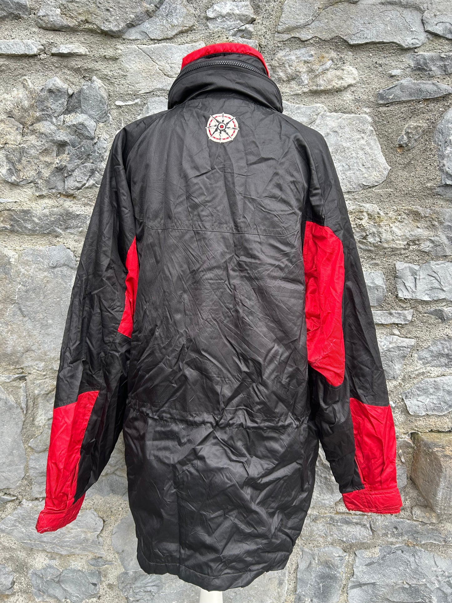 80s red&black jacket Large