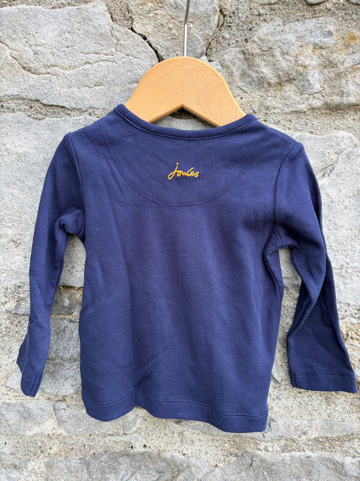 Lion navy top 6-9m (68-74cm)
