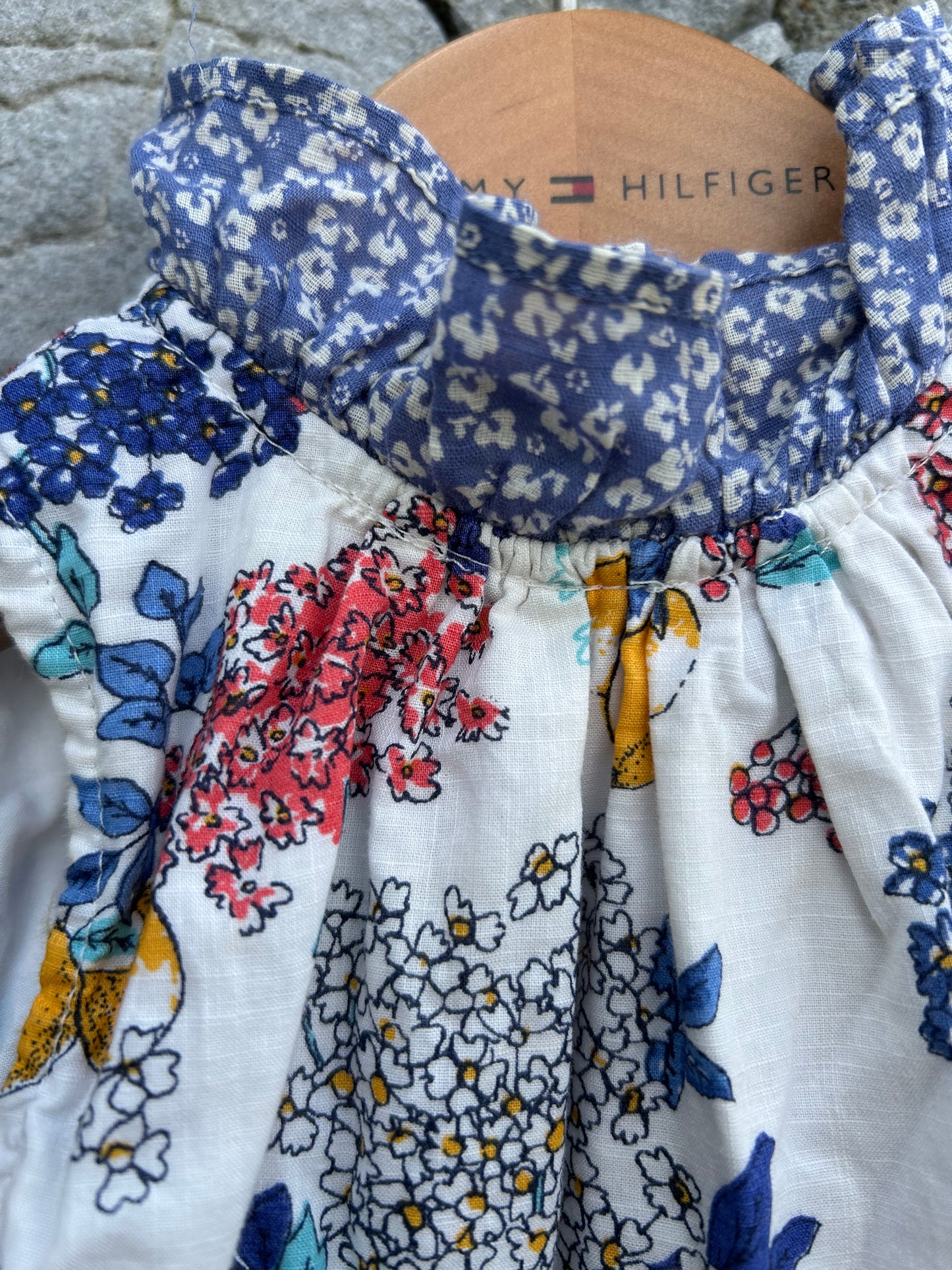 Floral jumpsuit 3-6m (62-68cm)