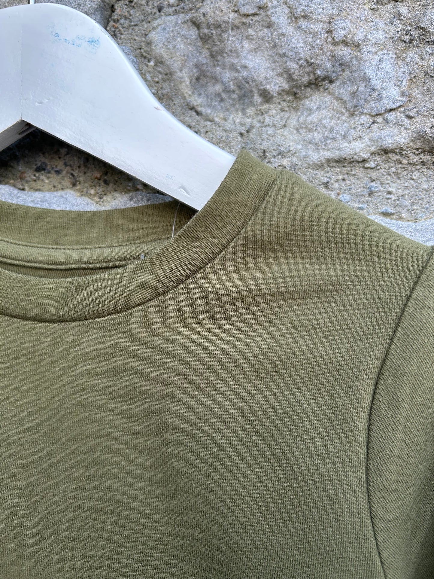 Khaki cropped top 5y (110cm)