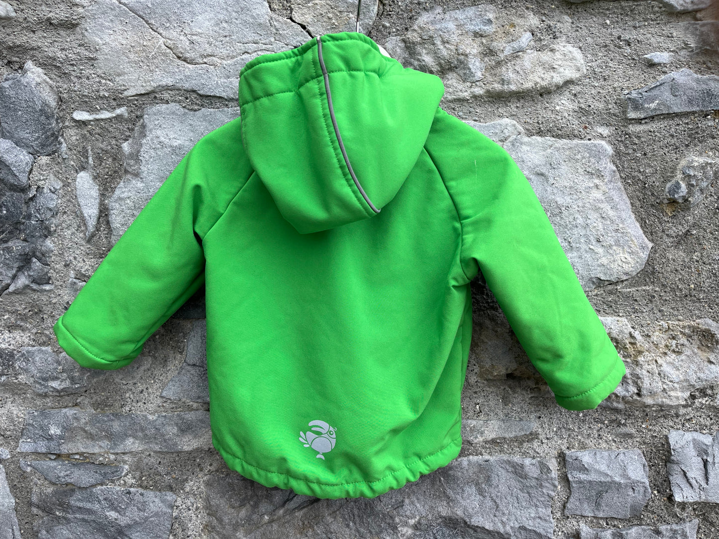 Green softshell jacket 6-9m (68-74cm)