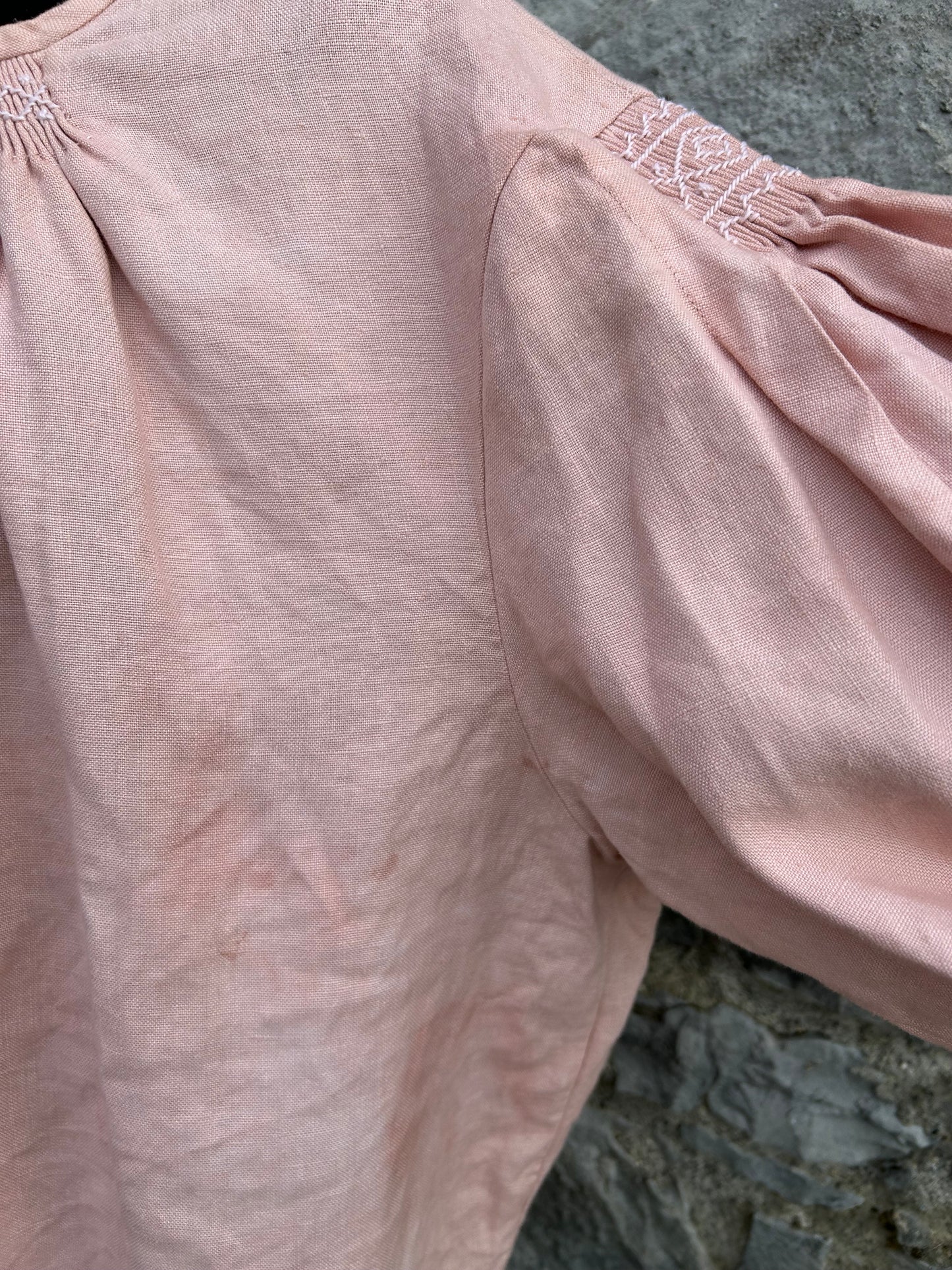 Peach folk blouse uk 18-20