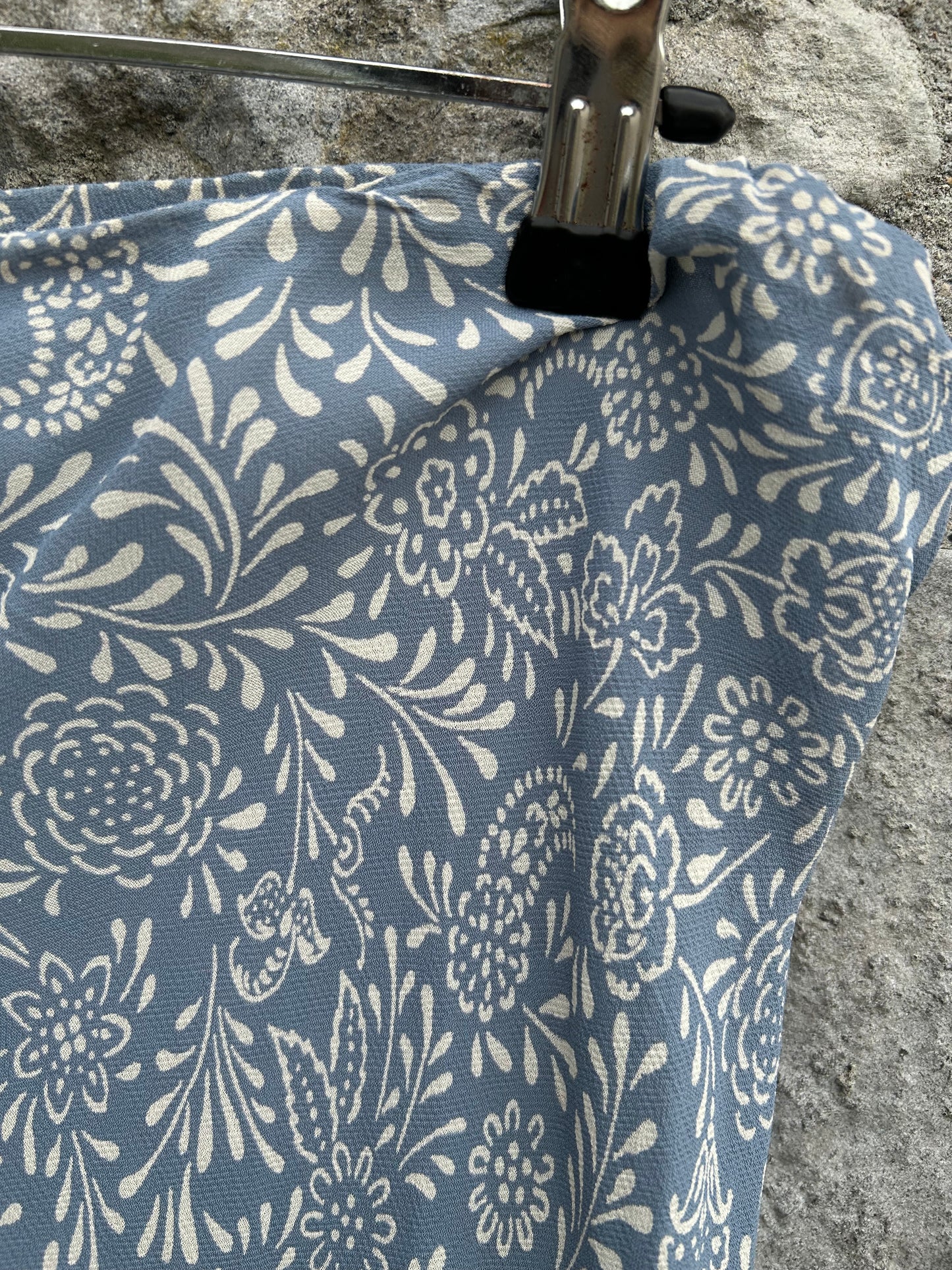 Y2K floral blue skirt uk 18-20