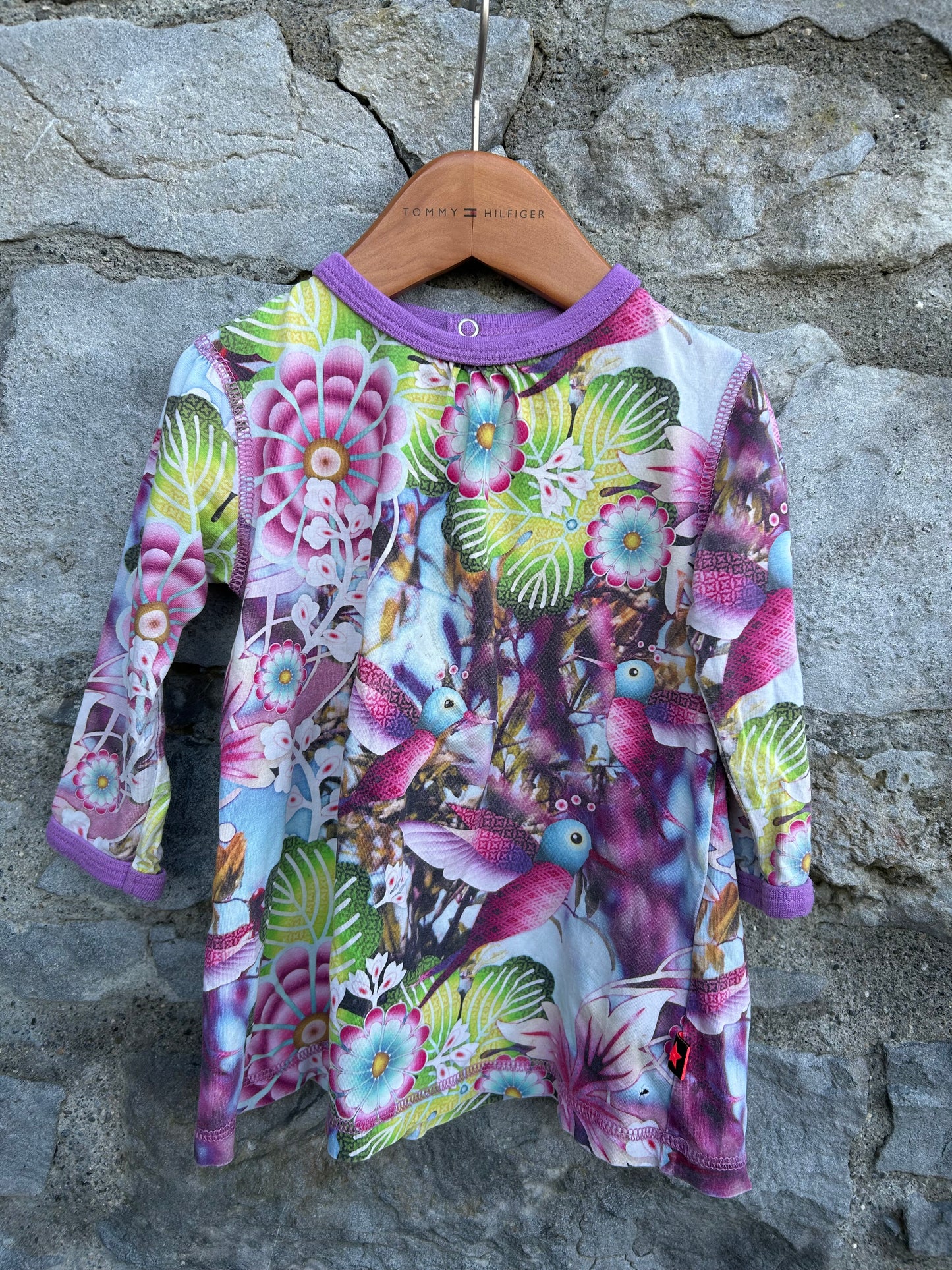 Hummingbird dress 9-12m (74-80cm)