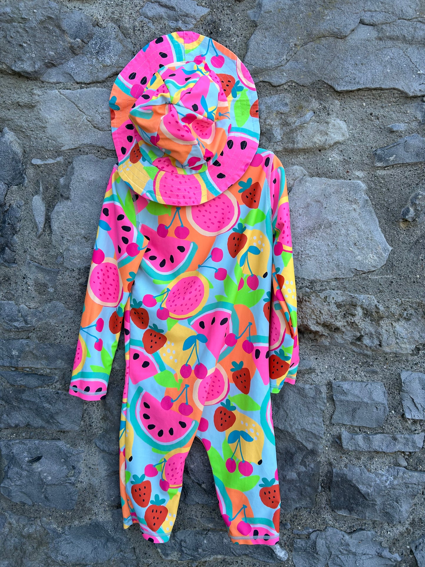 Summer fruit swimming suit 4-5y (104-110cm)