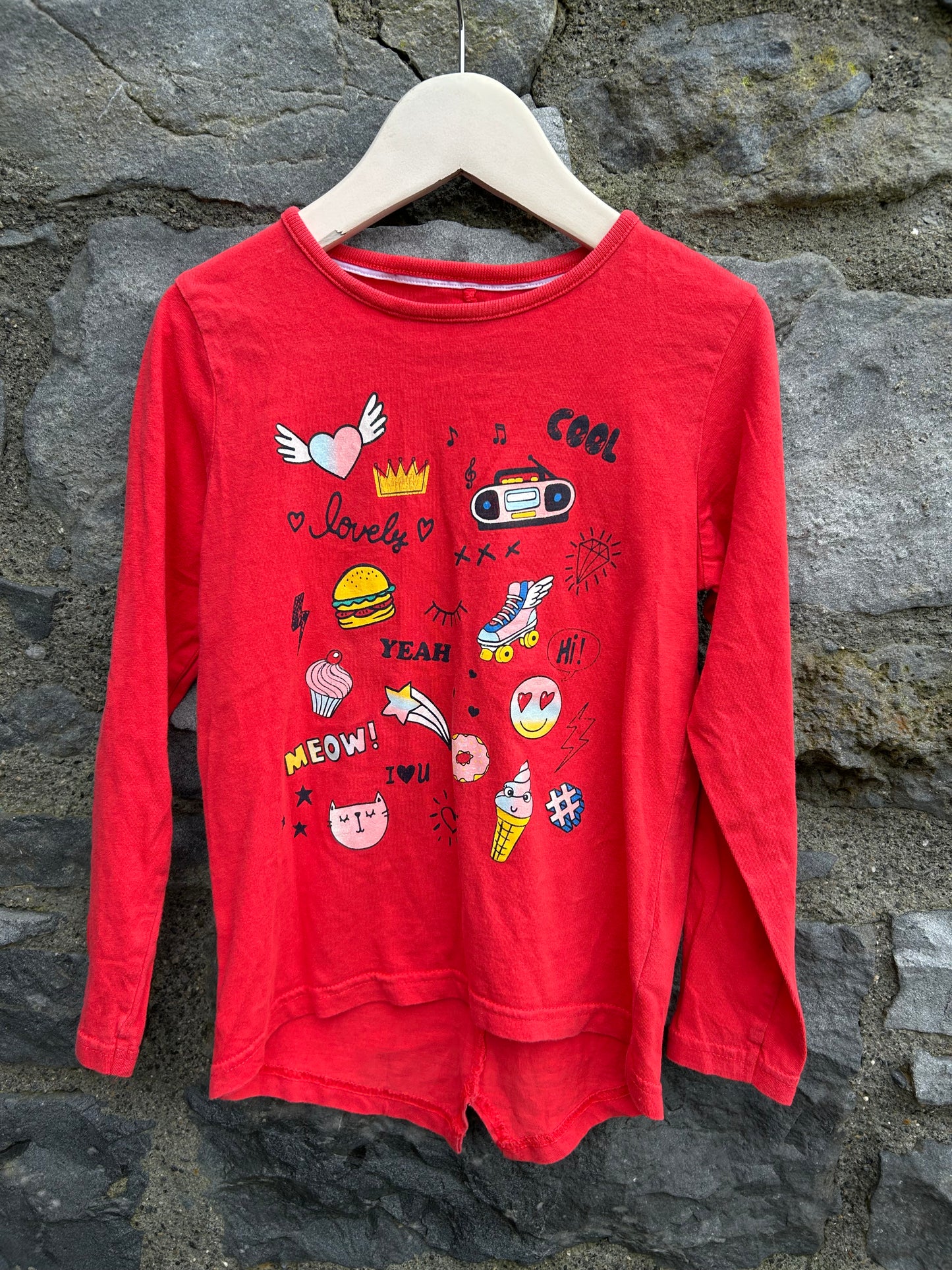 Cool red top 6-7y (116-122cm)