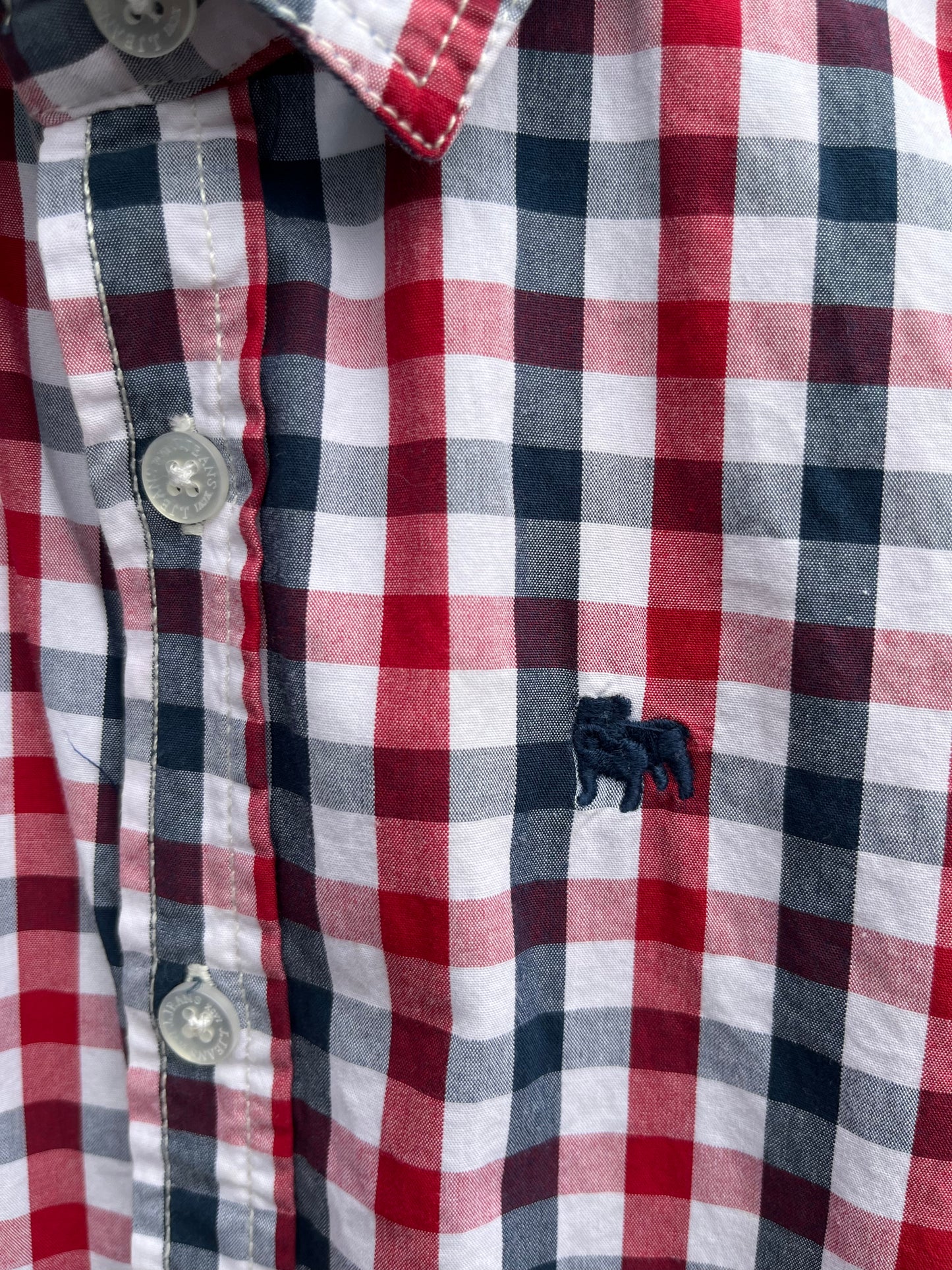 Red check shirt 6-7y (116-122cm)
