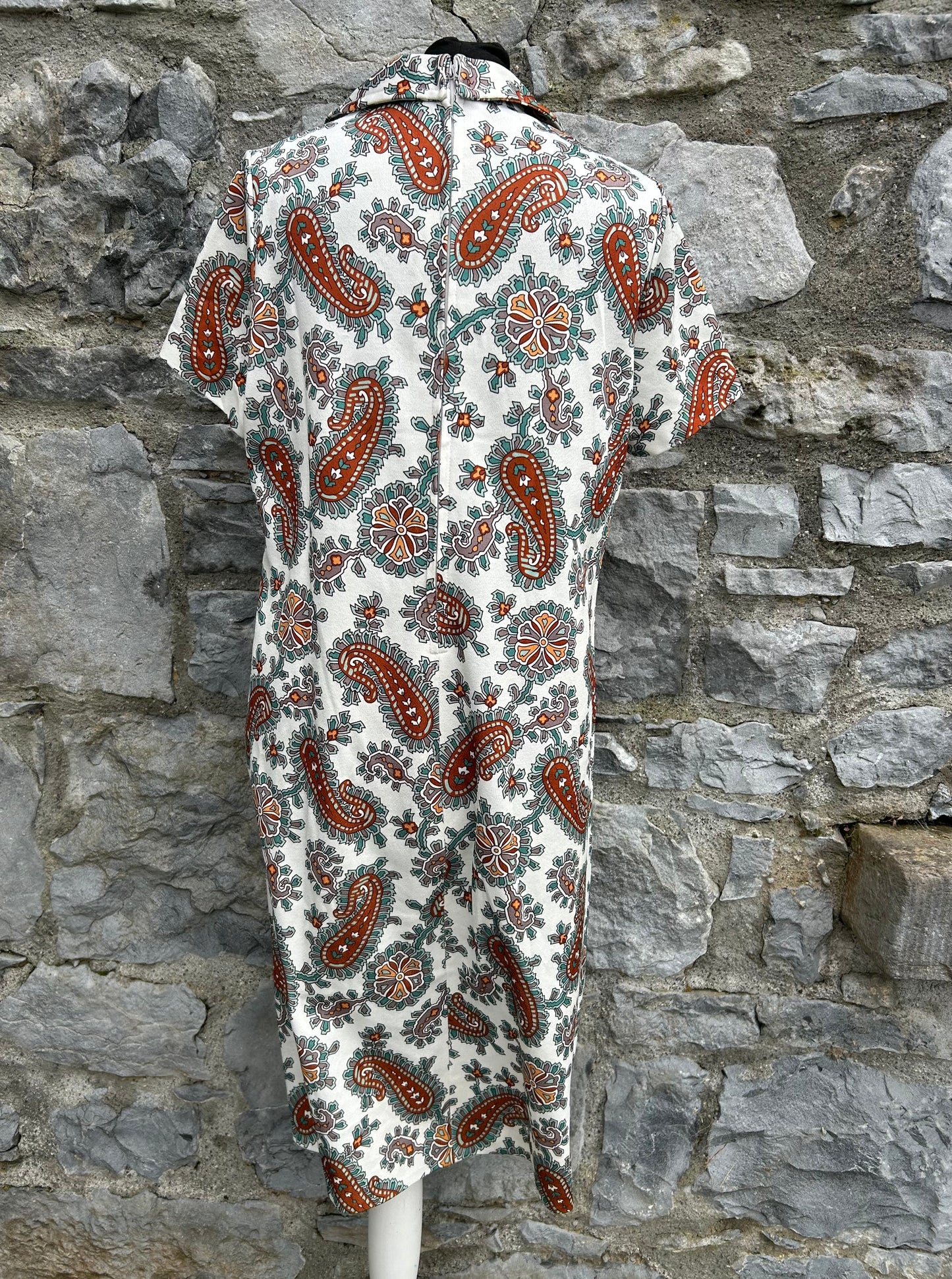 80s Paisley dress uk 12