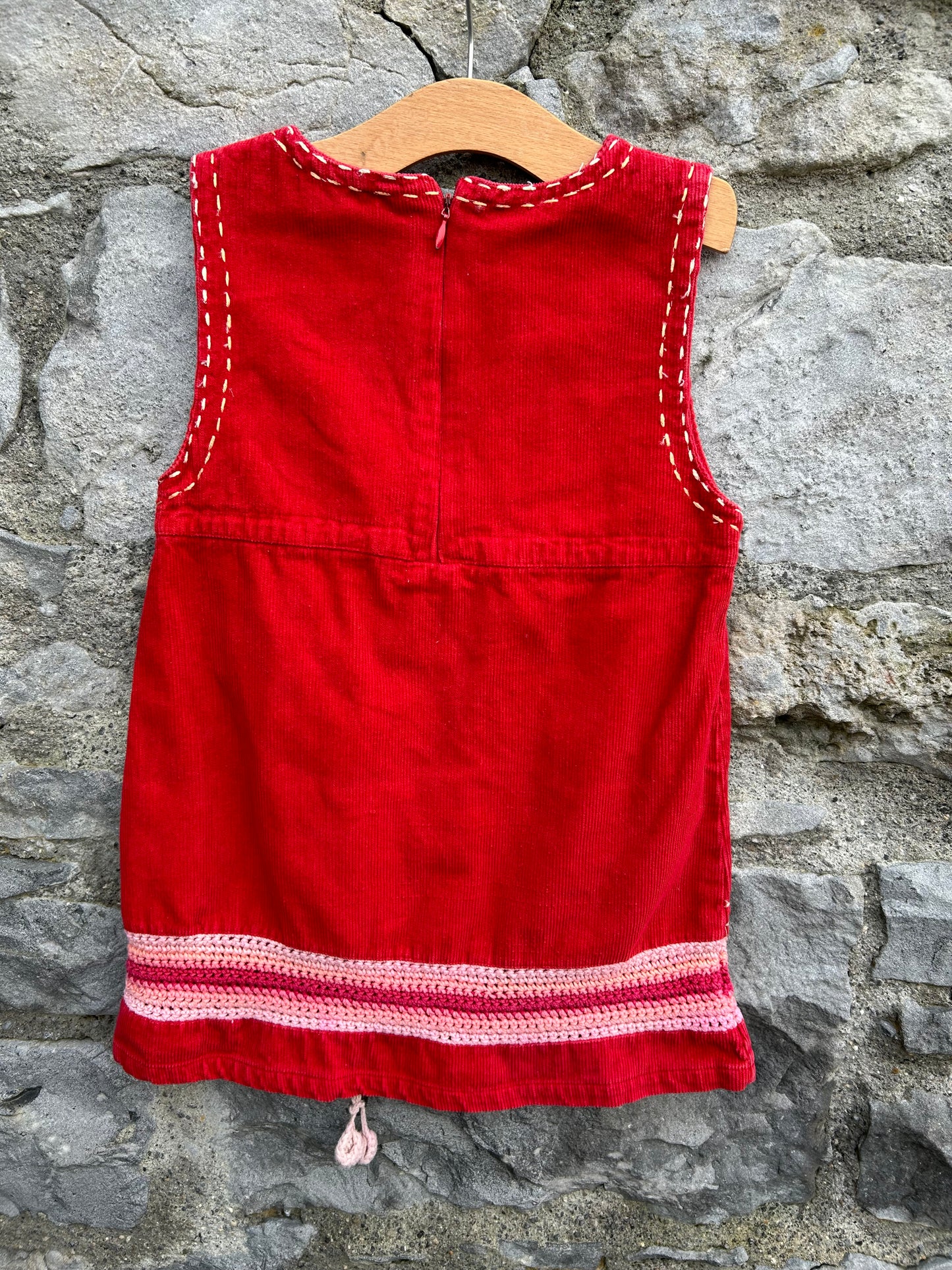 Y2K cord pinafore 2-3y (92-98cm)