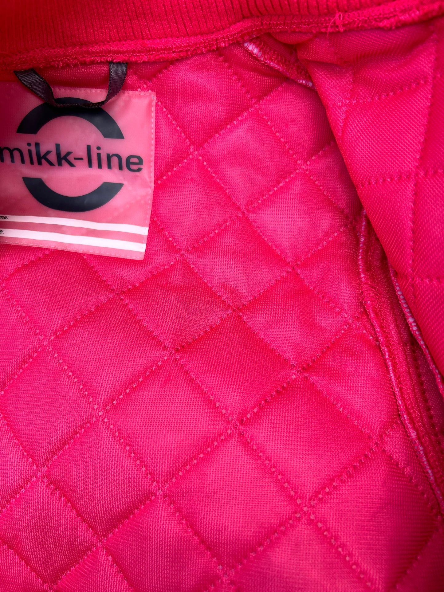 Pink quilted jacket 6-7y (116-122cm)