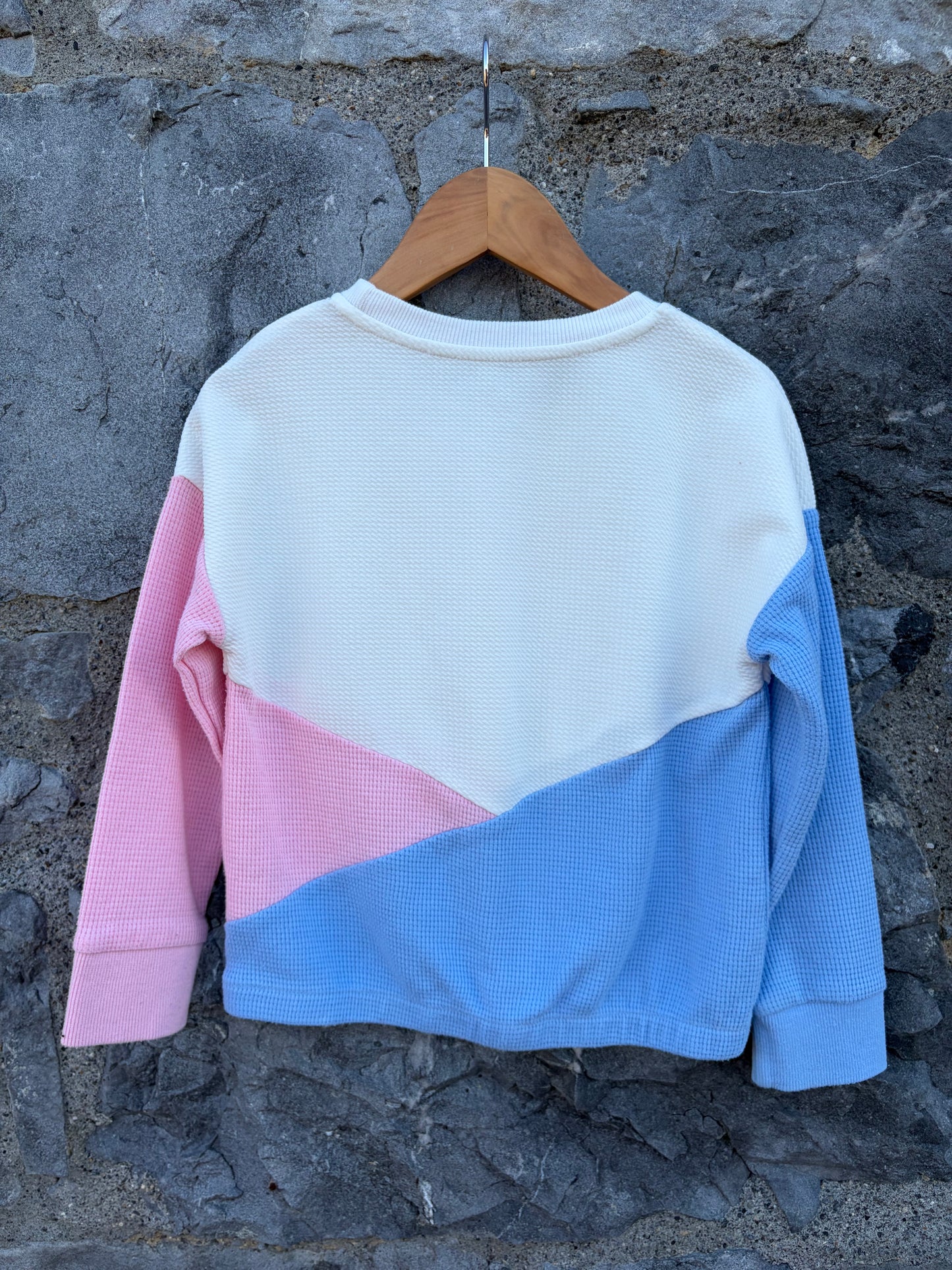 Sunshine white&blue sweatshirt 7-8y (122-128cm)