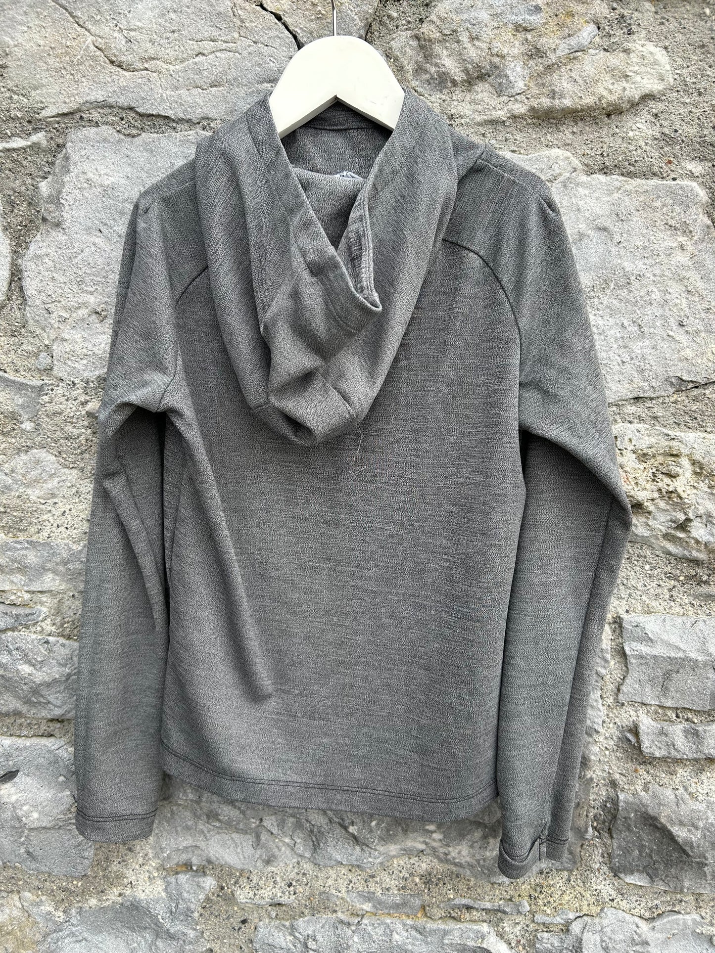 Grey girls hoodie 7-8y (122-128cm)