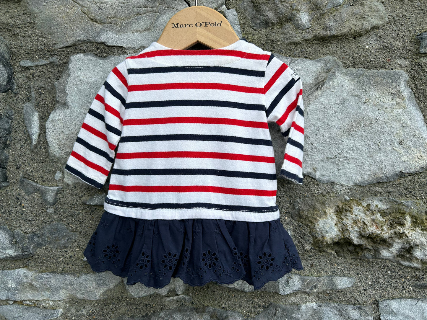 RL stripy tunic 0-3m (56-62cm)
