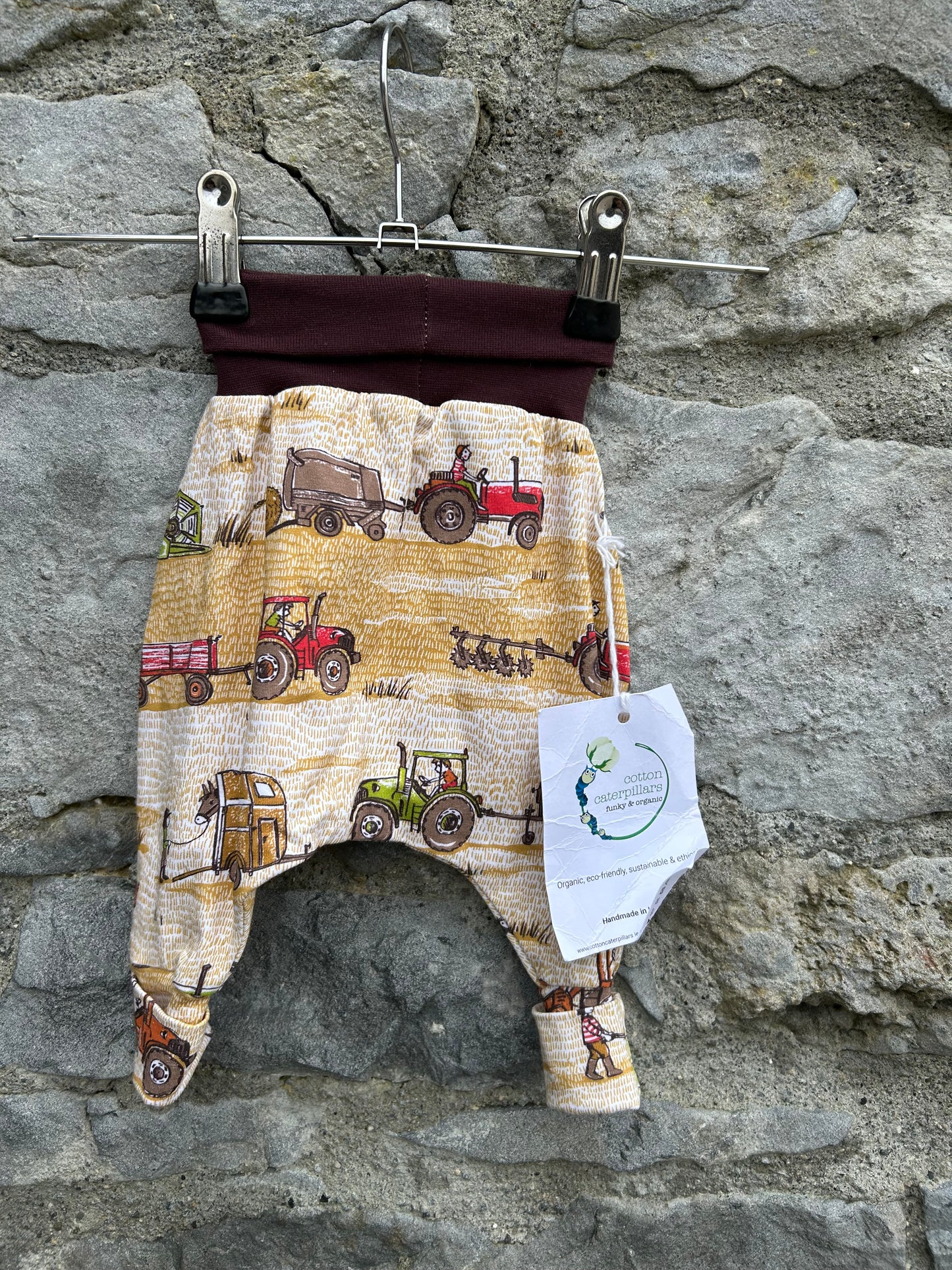 Brown farm parsnip pants 3-6m (62-68cm)