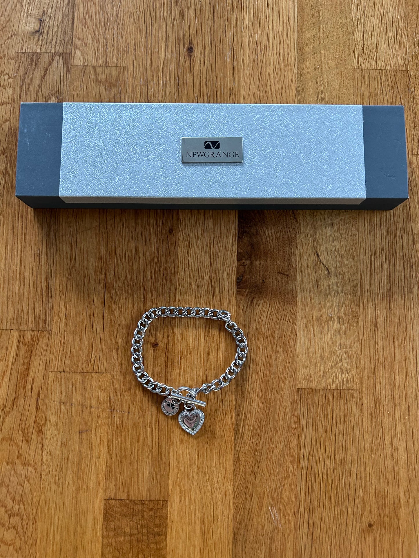 Heart charm bracelet